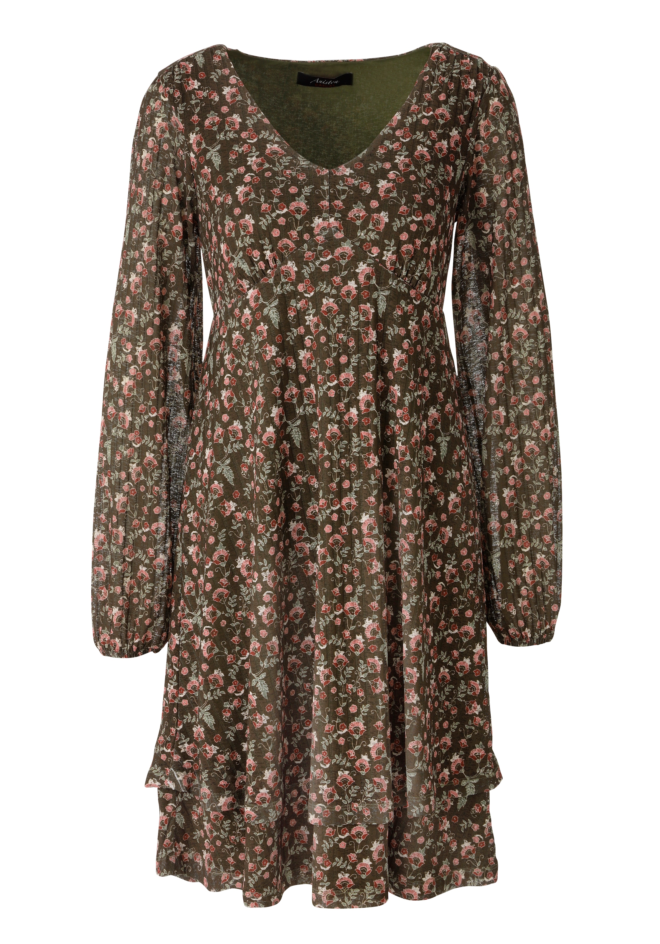 Aniston CASUAL Mini-robe mit romantischen Blümchen bedruckt - NEUE KOLLEKTION