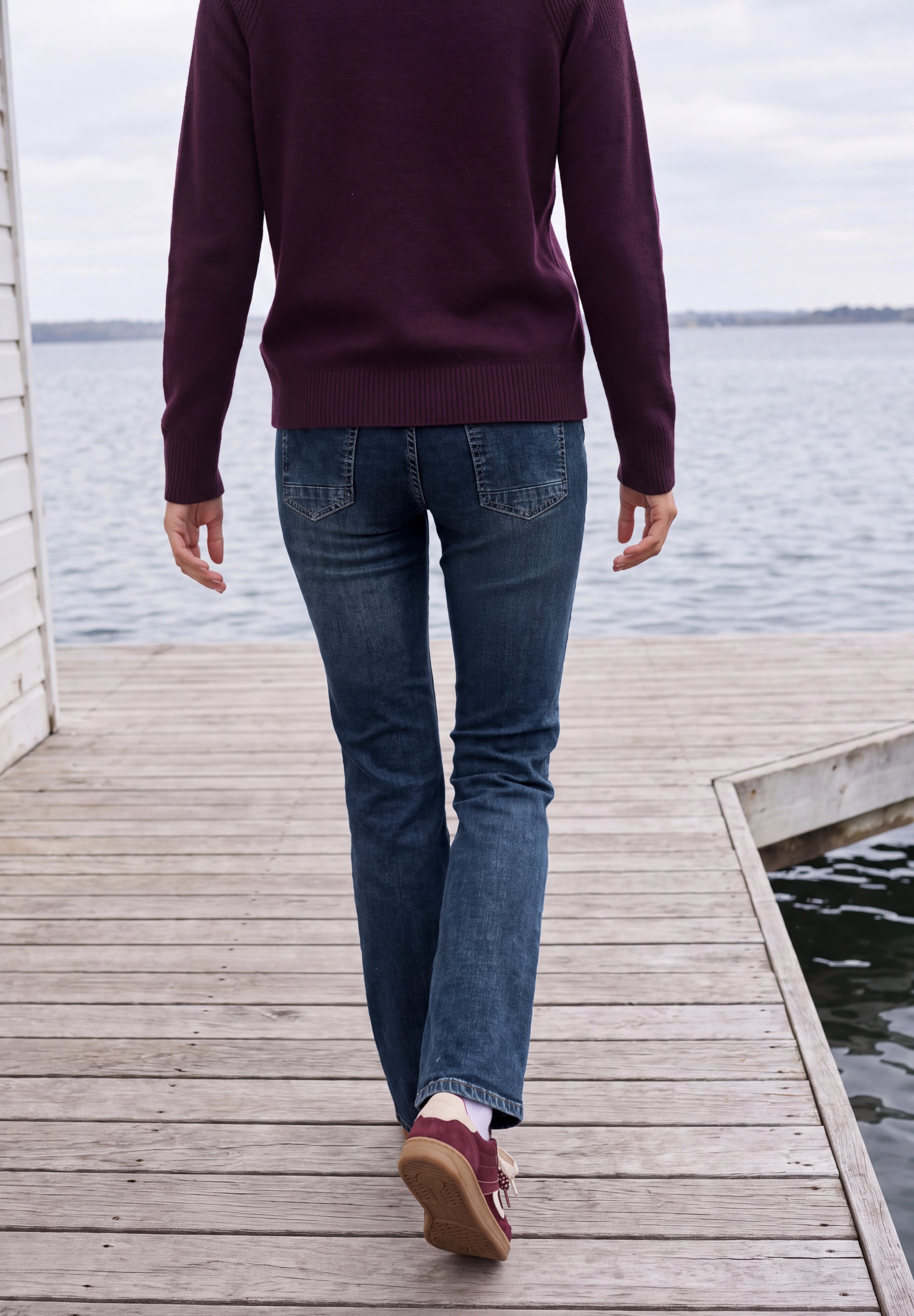 Cecil Bootcut-Jeans »Style Toronto« mit Elasthananteil, 5-Pocket-Form