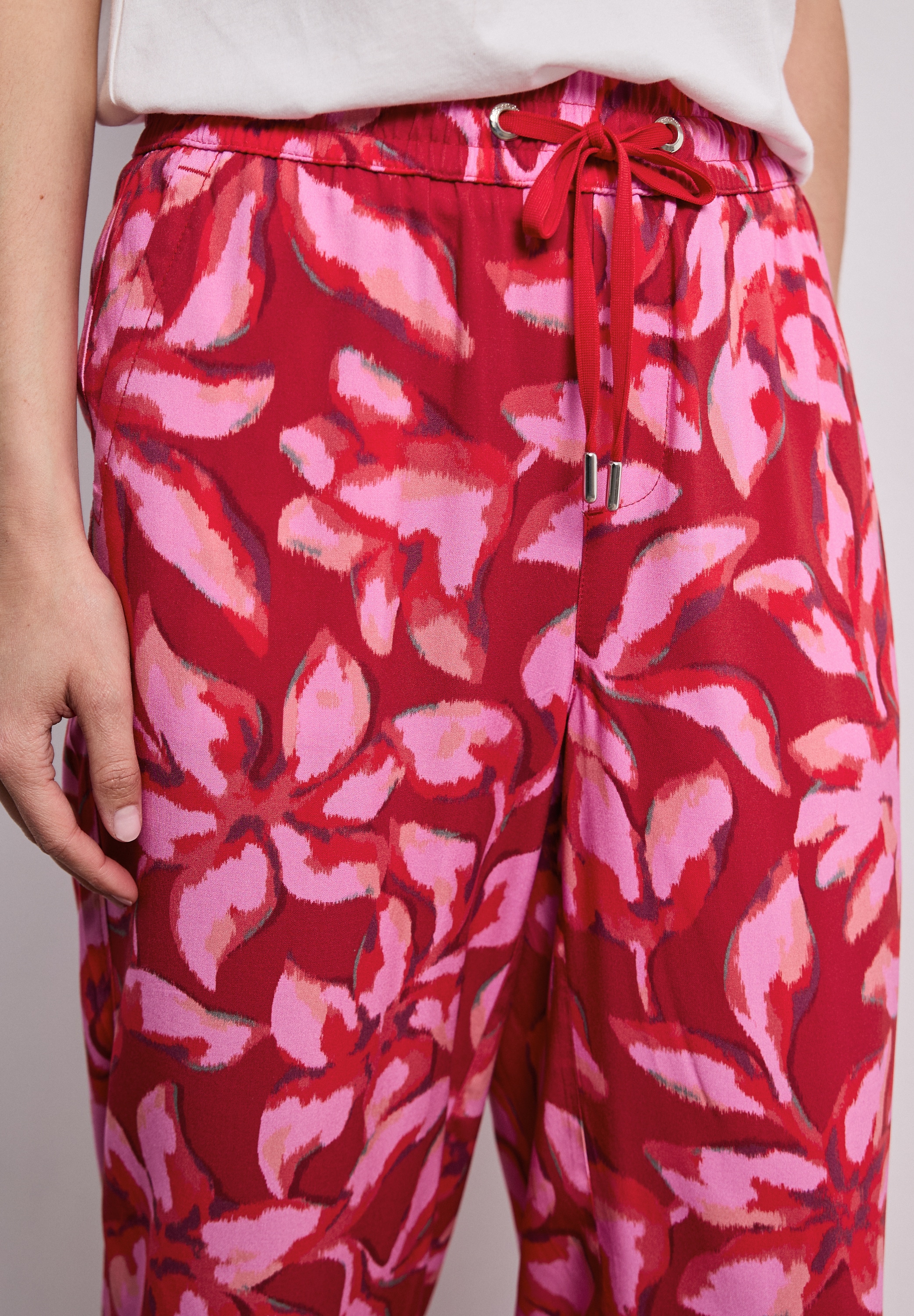 STREET ONE Pantalon 7/8 »Style Emee«  imprimé, avec poches, jambe large