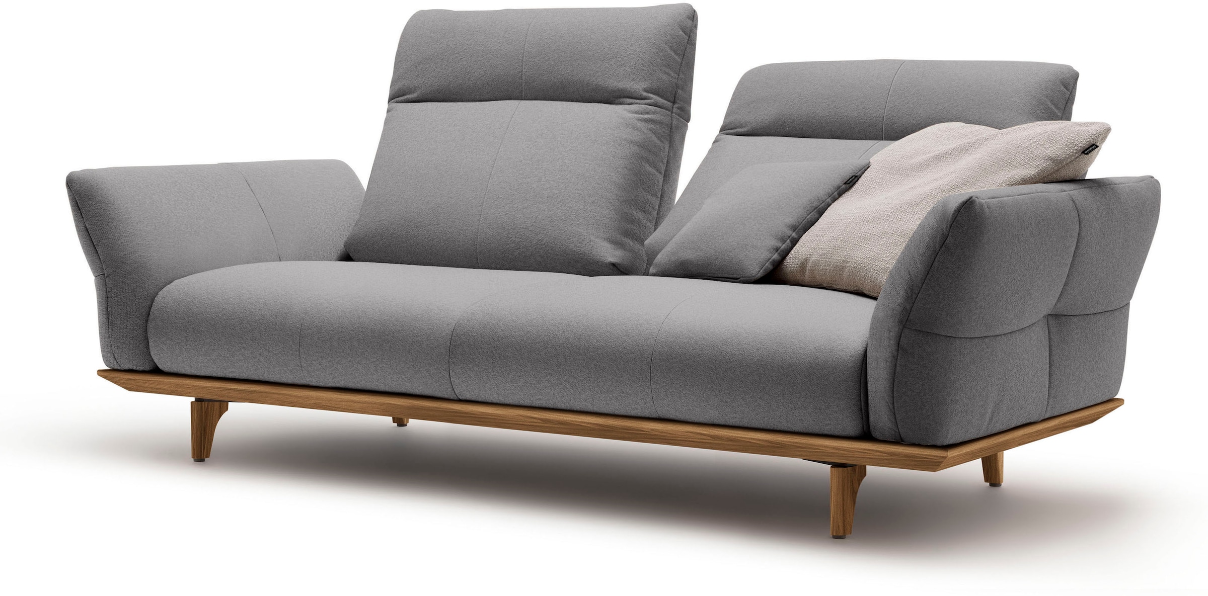Creation BY ROLF BENZ 3-places »CR.460 Designsofa mit erstklassigem Sitzkomfort« Socle en noyer, pieds en noyer, largeur 208 cm