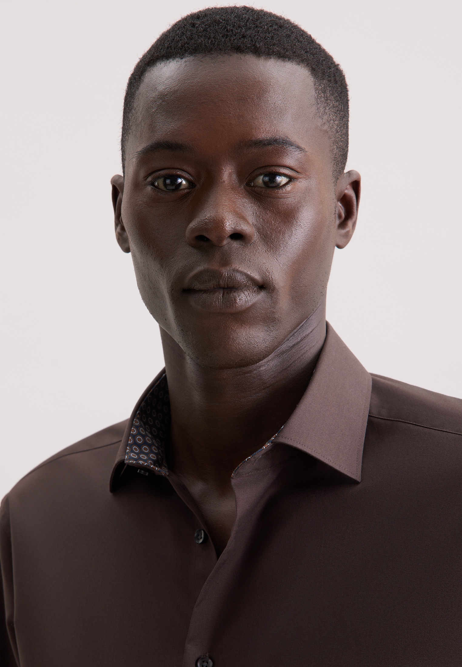 seidensticker Chemise d'affaires »Schwarze Rose« Regular 1/1 Kentkragen Uni