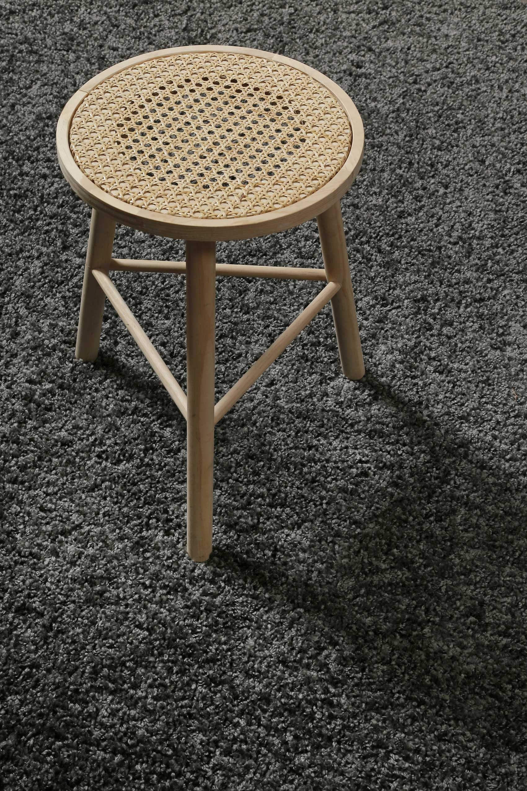 Homie Living Teppich »Gino« rund 30 mm Höhe Hochflor, gewebt, weich, uni, Wohnzimmer, Schlafzimmer, waschbar