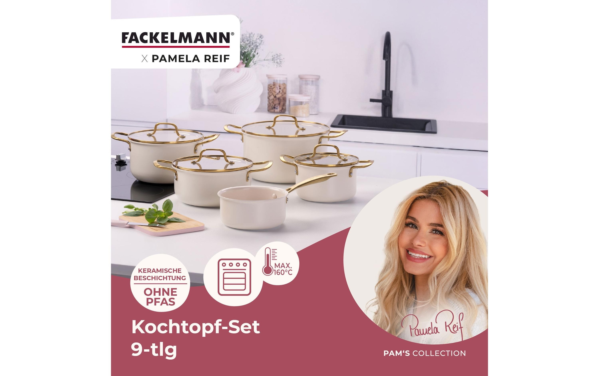 FACKELMANN Topf-Set »Signature« 9 tlg. Aluminium