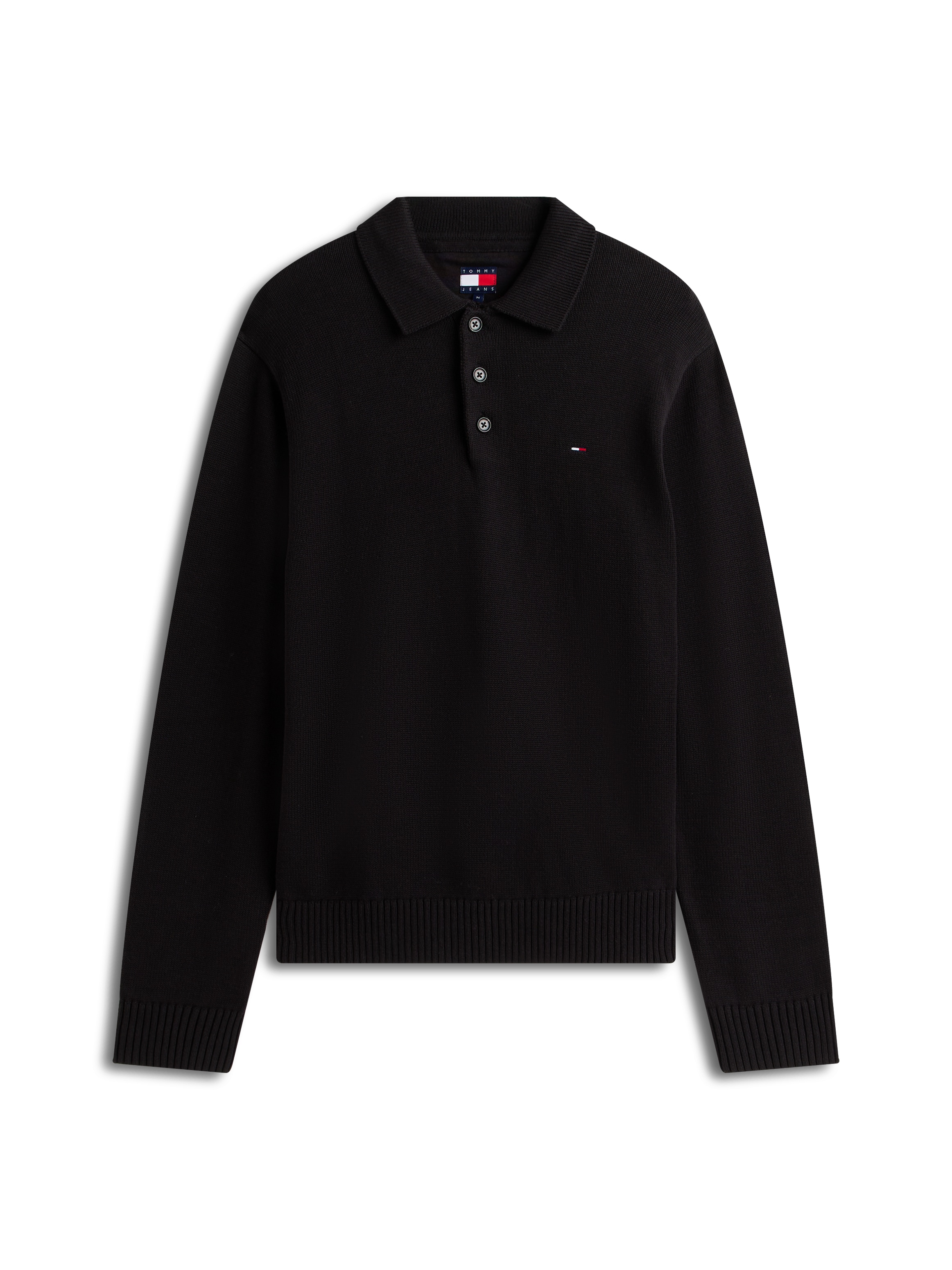 Tommy Jeans Pull à col polo »TJM ESSENTIAL POLO« slim fit, Feinstrick