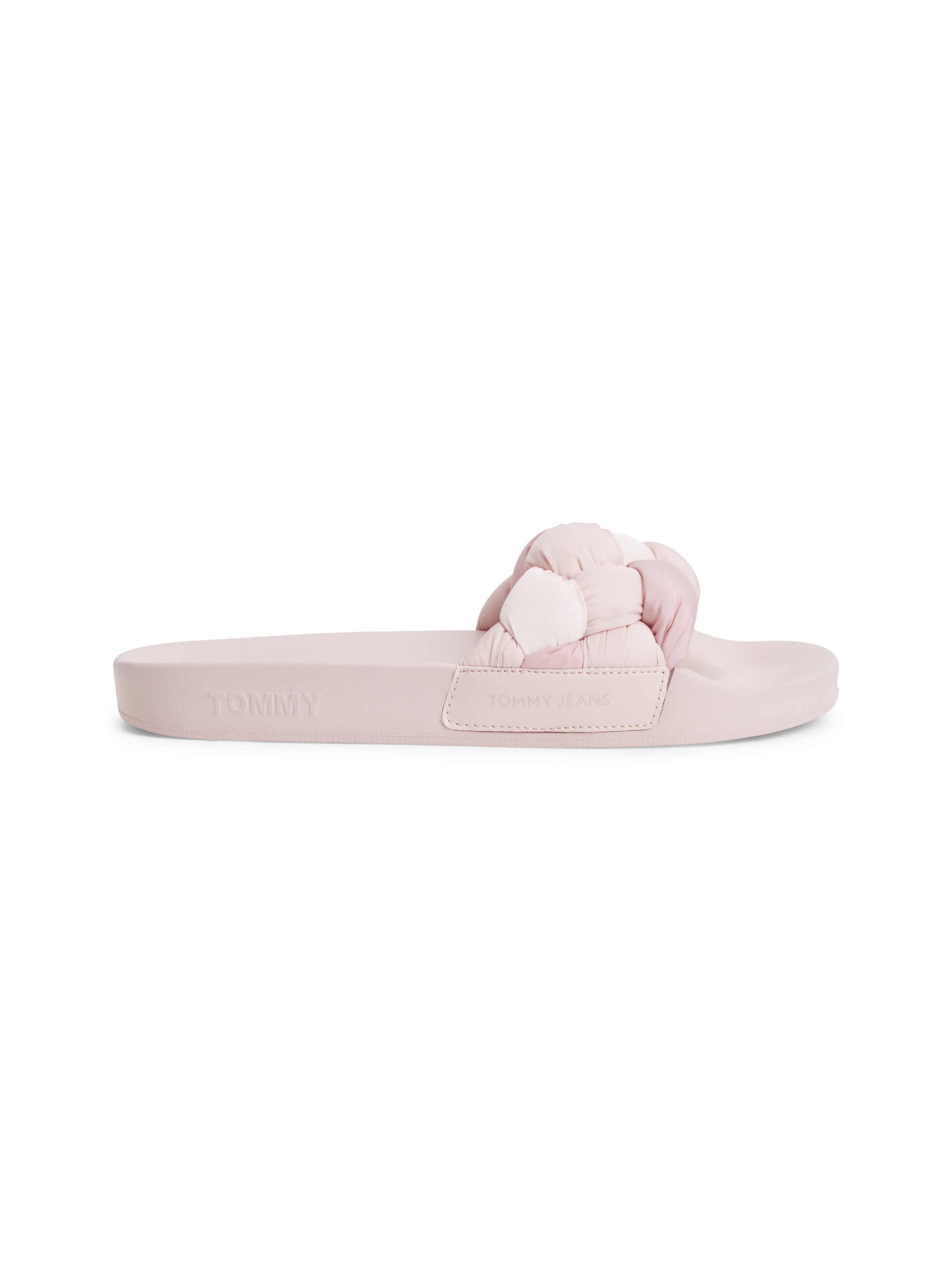 Tommy Jeans Pantolette »TJW BRAIDED SLIDES«  Chaussure d'été, chaussure à enfiler, chaussure de plage avec bande tressée