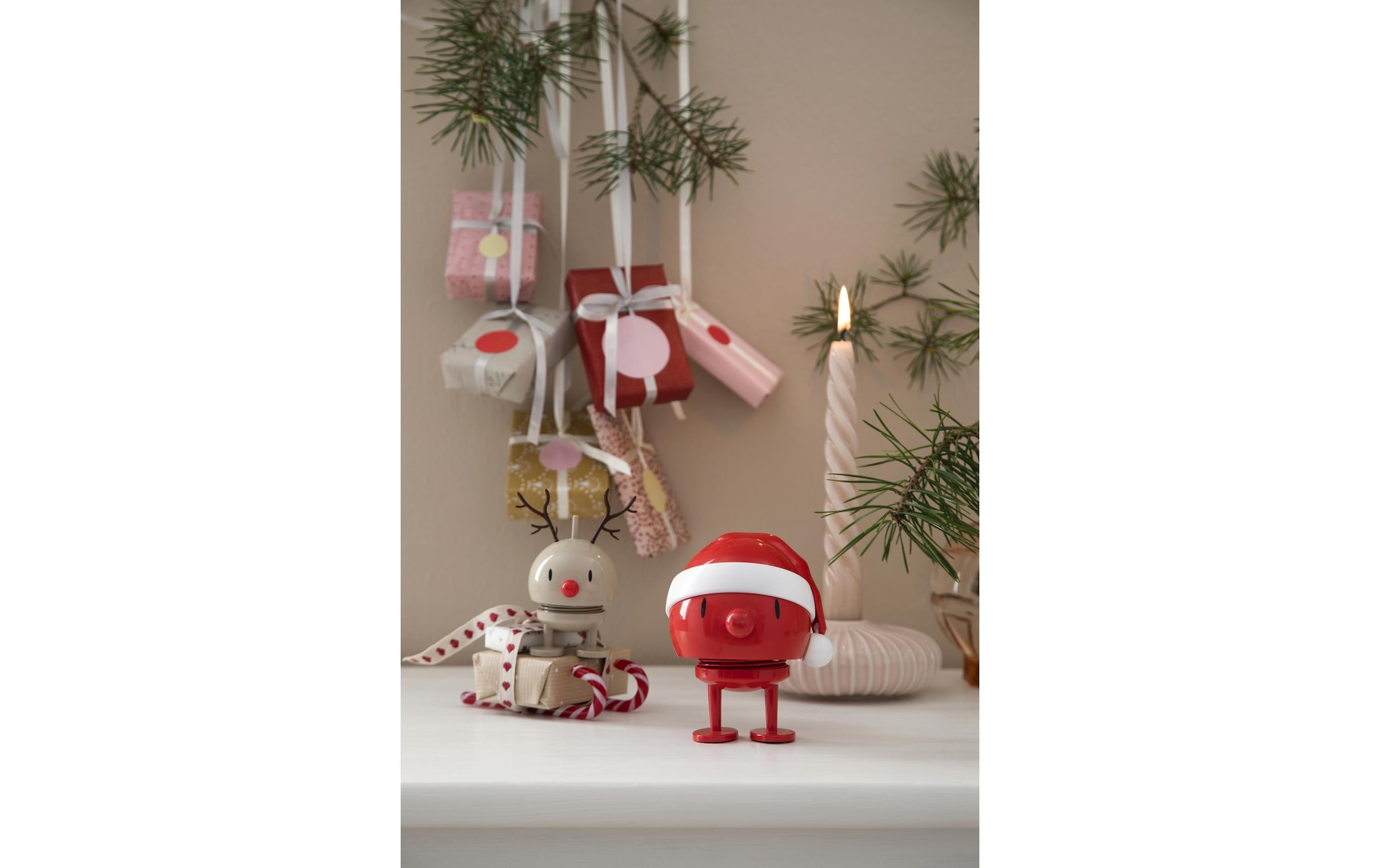 HOPTIMIST Weihnachtsfigur »Bumble Santa S 7,2 cm«