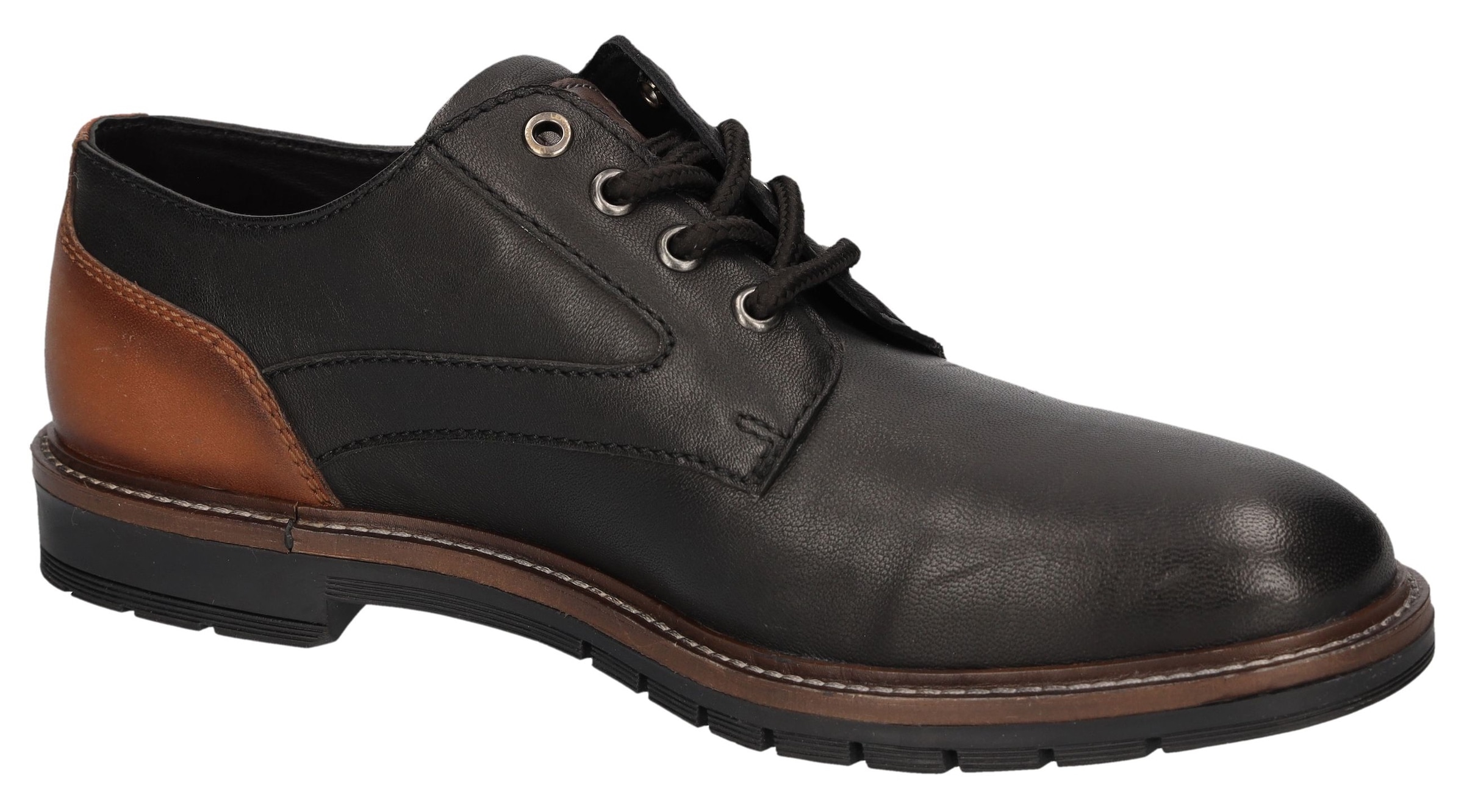 LERROS Chaussure à lacets  chaussure business, chaussure basse, à lacets avec talon bloc