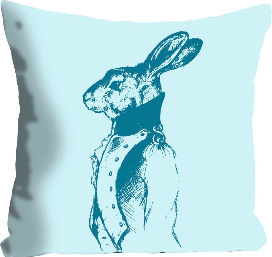 queence Dekokissen »Thanos« mit einem schicken Hasen