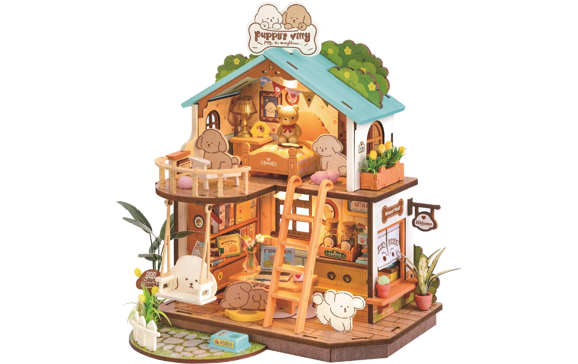   Modellbausatz »RoboTime Welpen Villa«