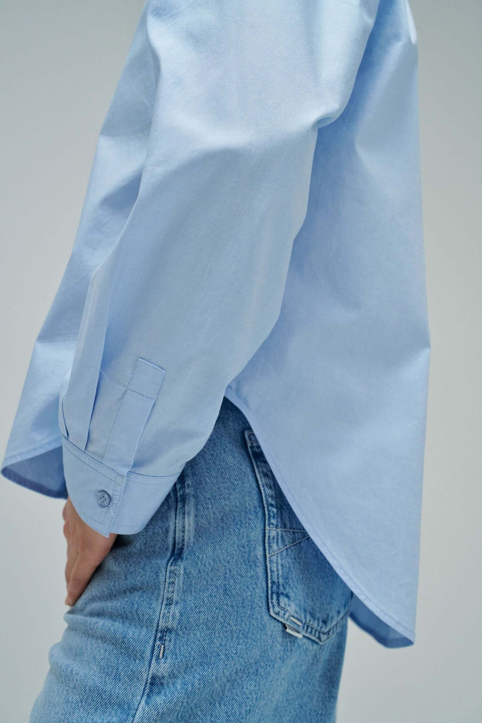 Salsa Blouse à manches longues »Salsa Jeans Langarmbluse Oversize Basic«