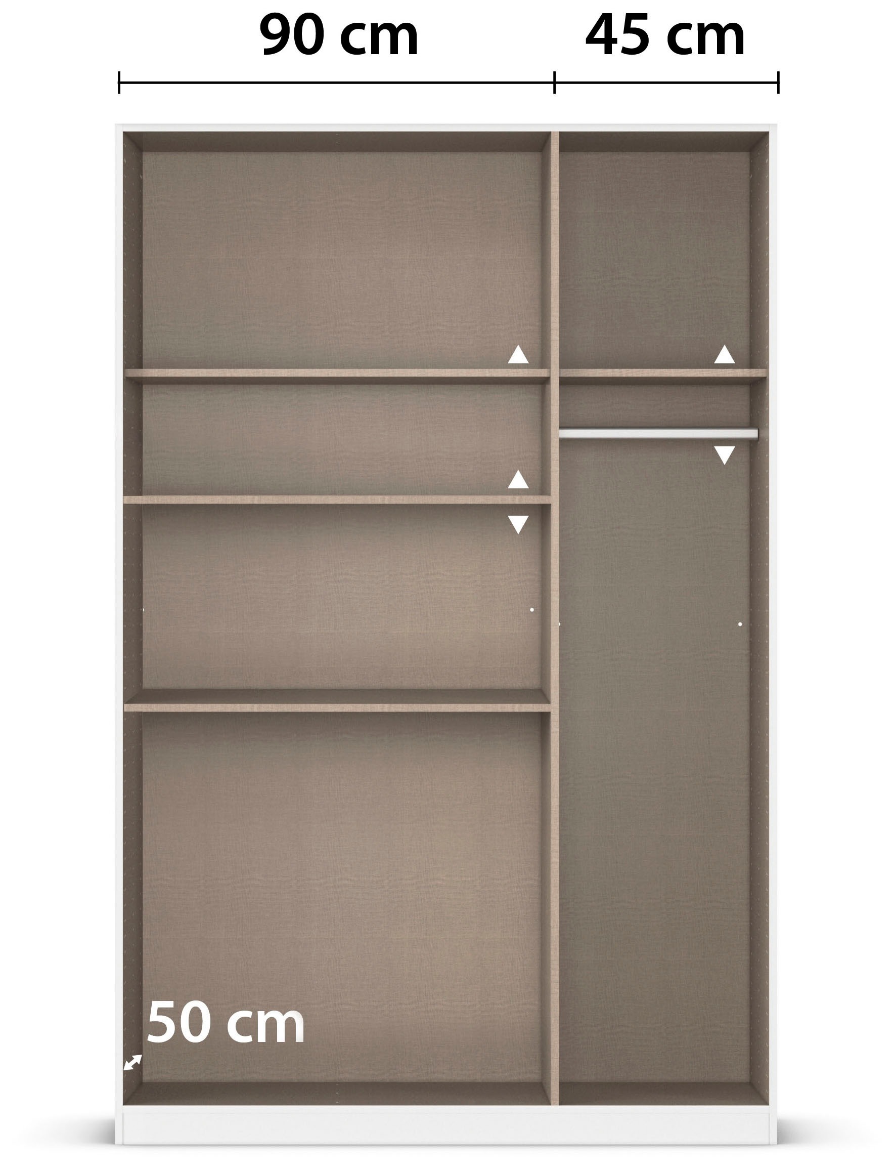 rauch Armoires à vêtements »Sinsheim« mit 4 breiten Schubkästen
