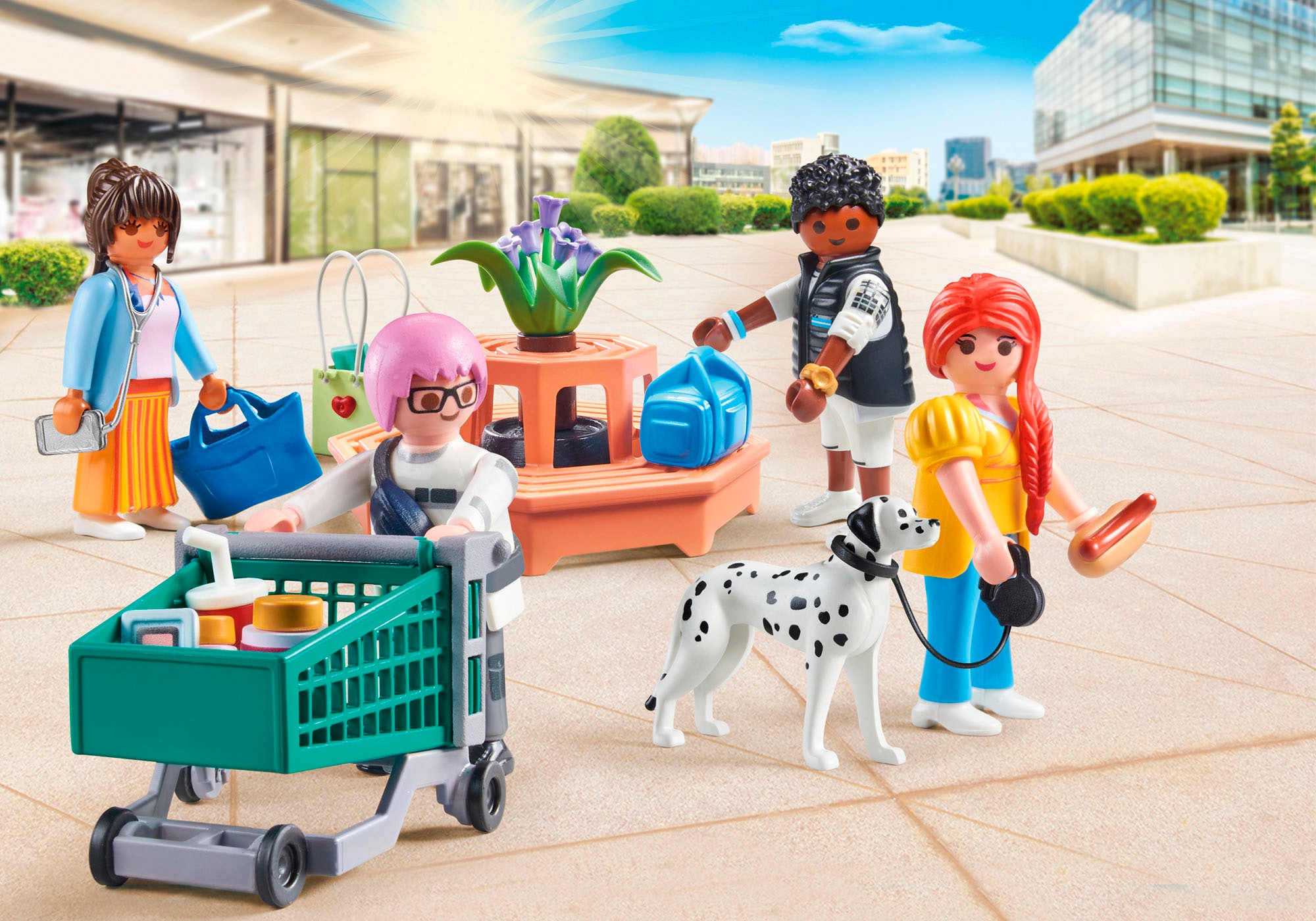 Playmobil® Konstruktions-Spielset »My Figures: Shopping (71541), My Life« Made in Europe