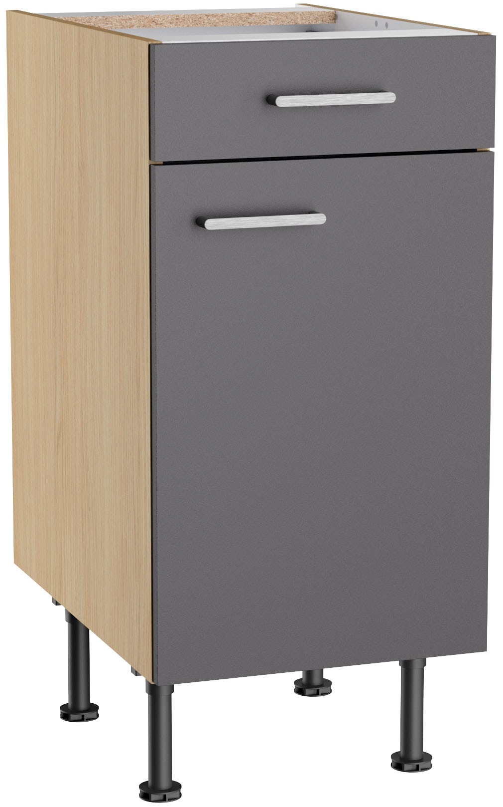 KOCHSTATION Unterschrank »KS-Lucy« Breite 40 cm, höhenverstellbare Füsse, Soft-Close