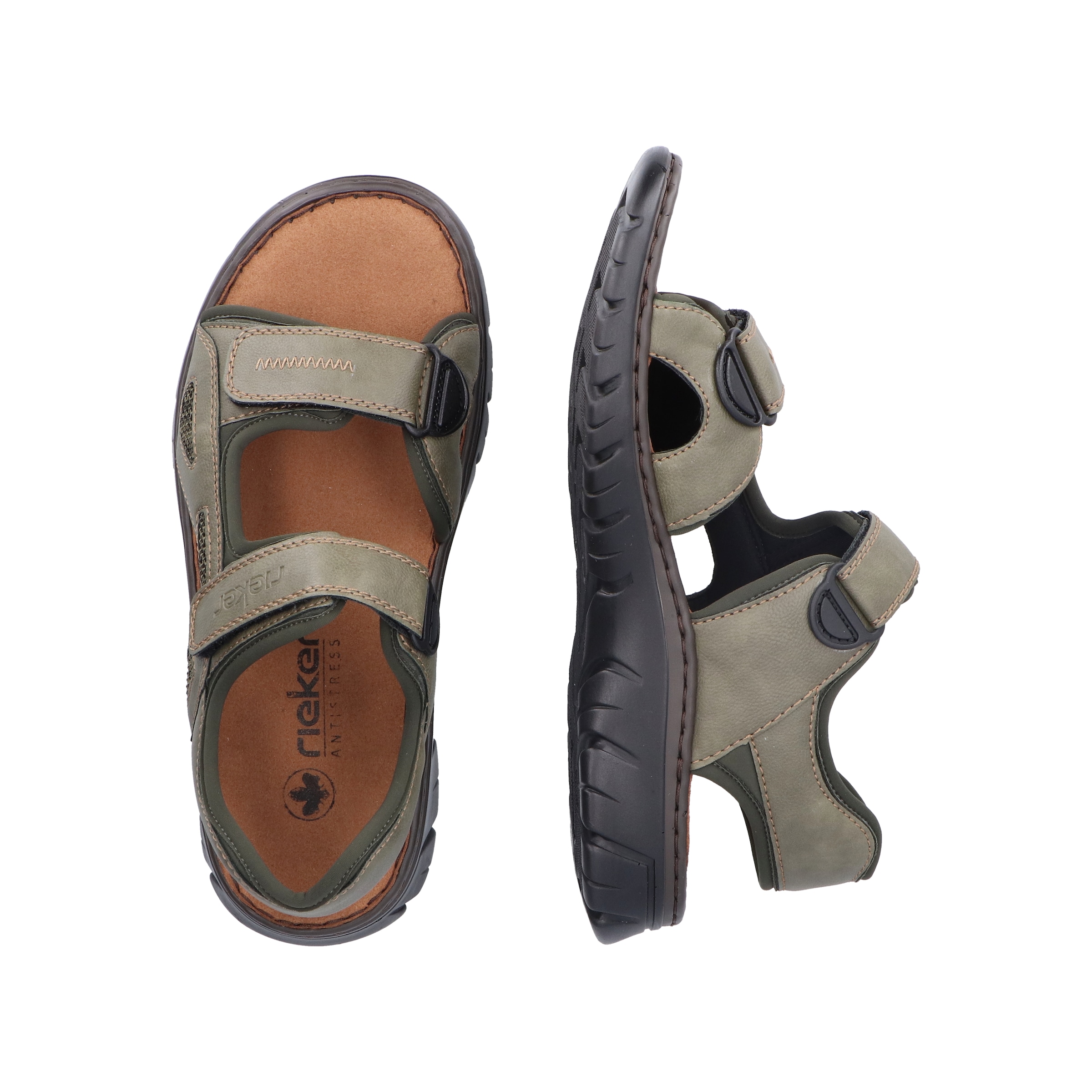 Rieker Sandale  Sommerschuh, Klettschuh, Outdoorsandale, in Trekking-Optik