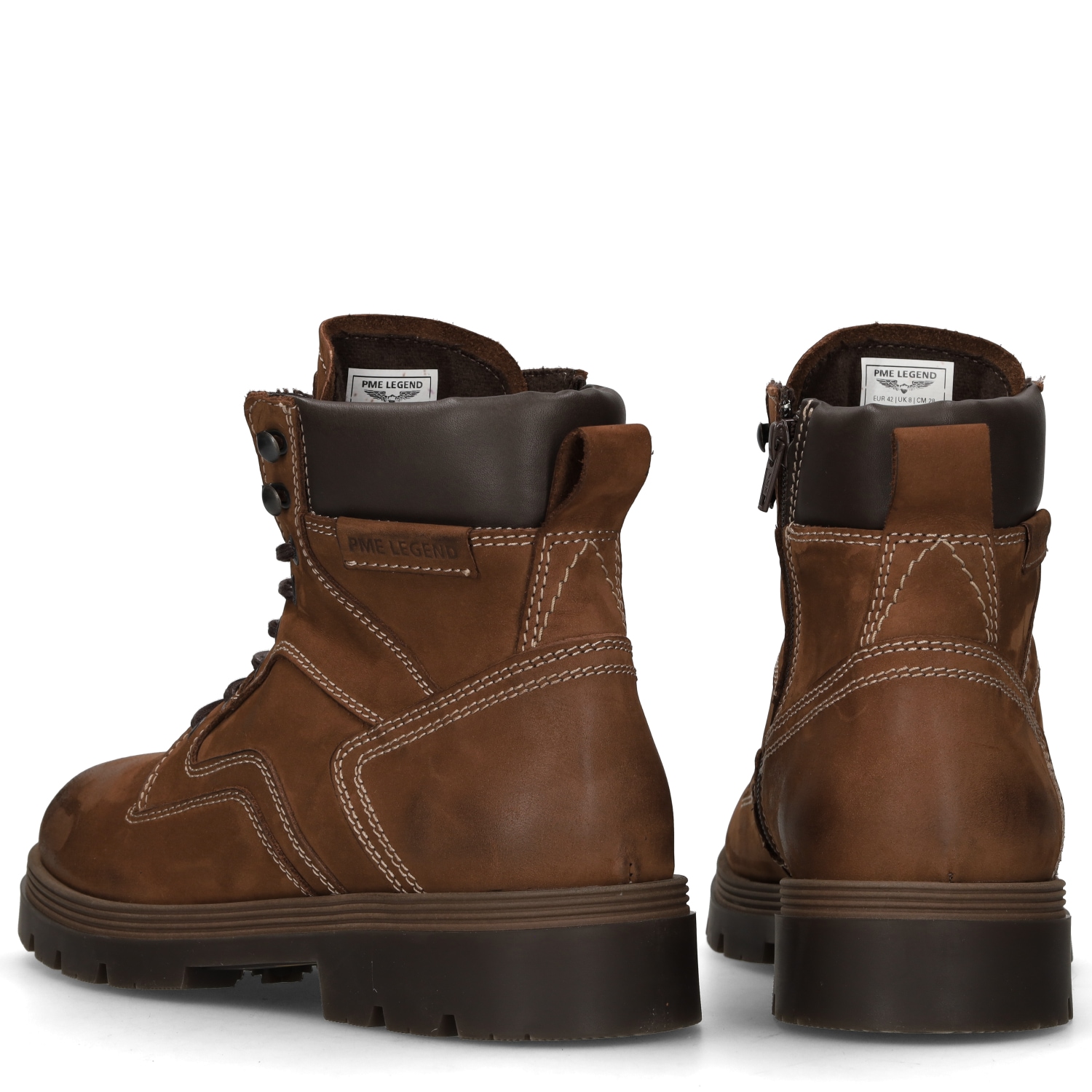 PME LEGEND Schnürstiefelette »SKYVAN«  Schnürboots, Workerboots mit Anziehlasche, Reissverschluss