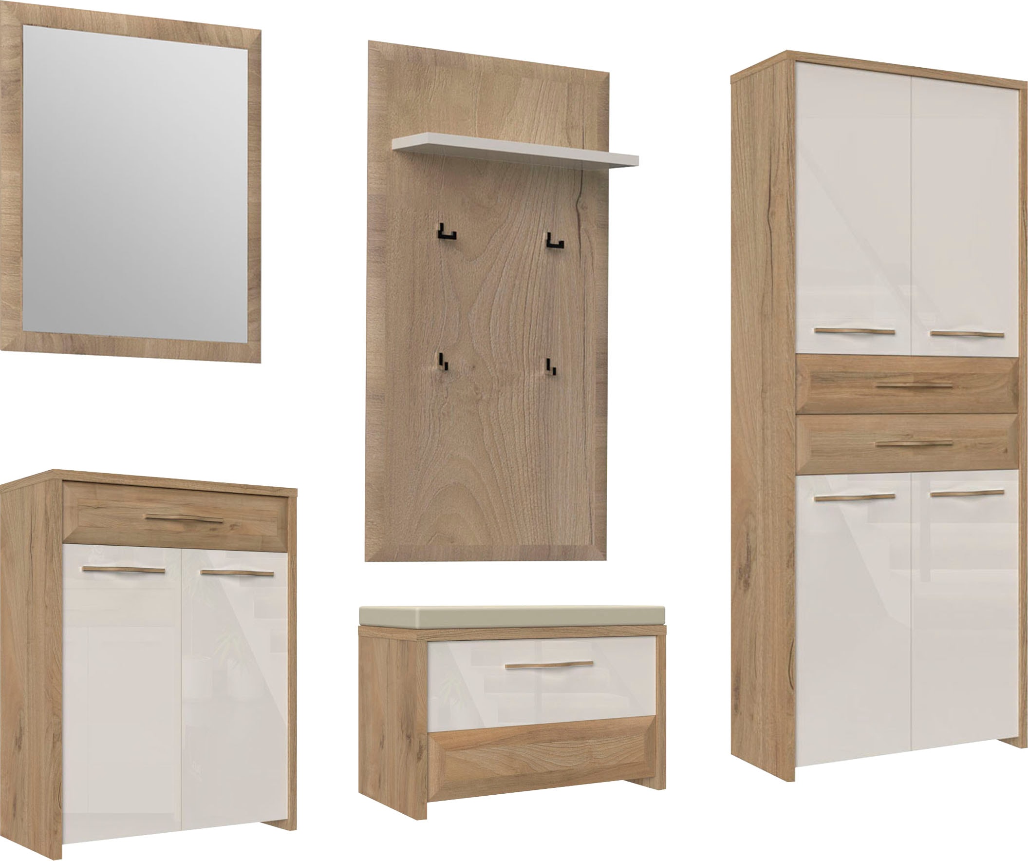 GOODproduct Garderoben-Set »Gala« Set, 5 Stk. tlg.