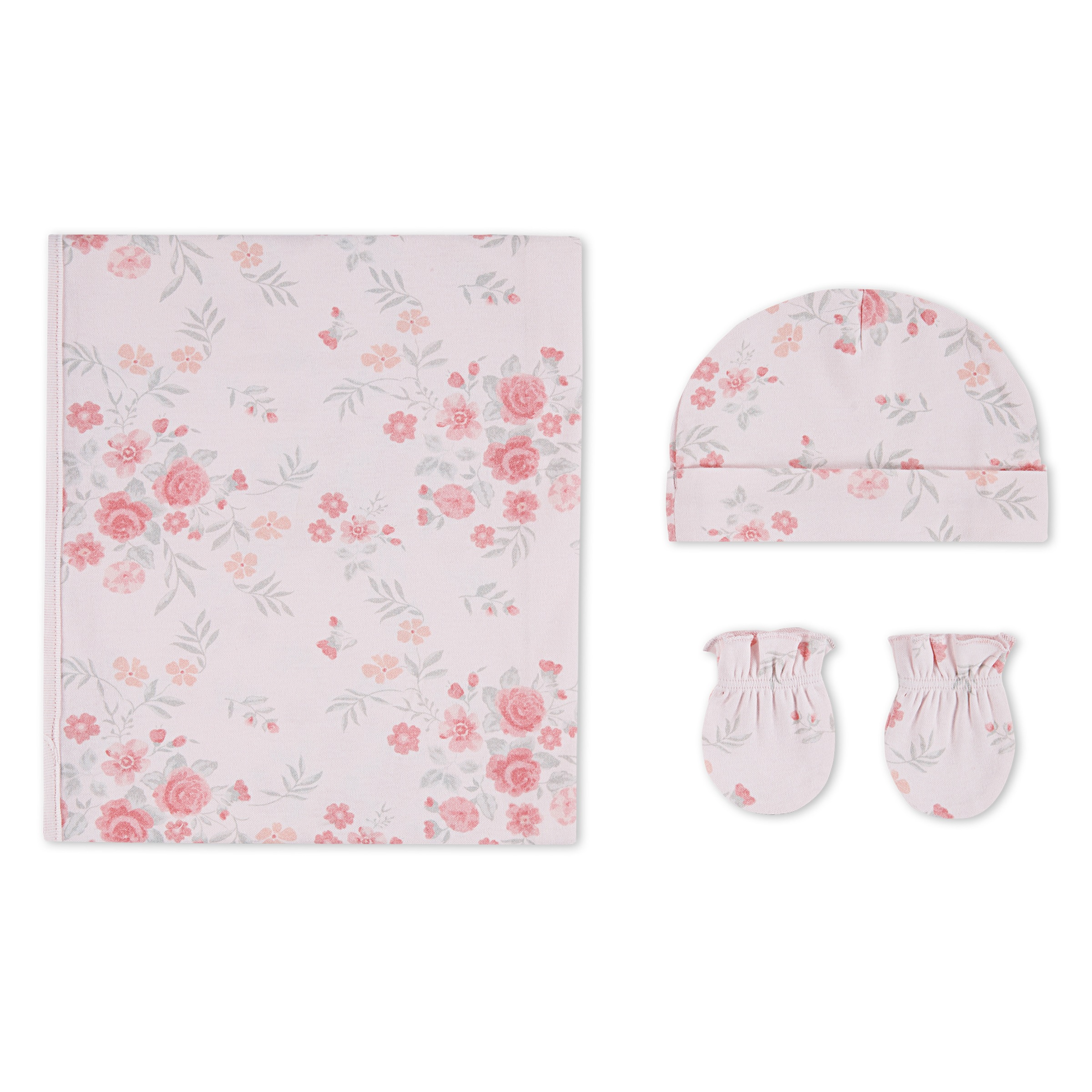 HUGGIES babywear Couverture pour bébé »HGHG 3PC BLANKET SET« mit All-Over Print