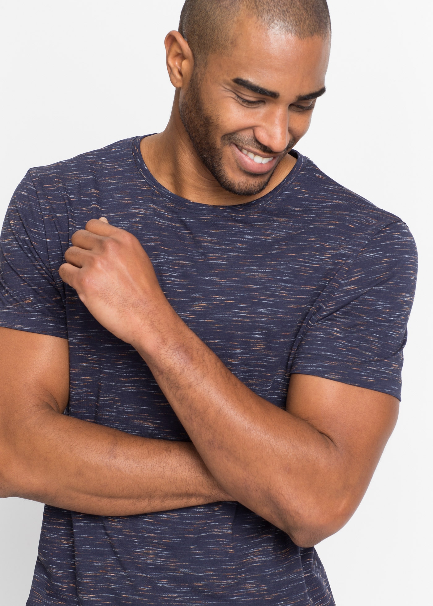 bonprix T-shirt 1 coupe ample, manches courtes, avec encolure ronde