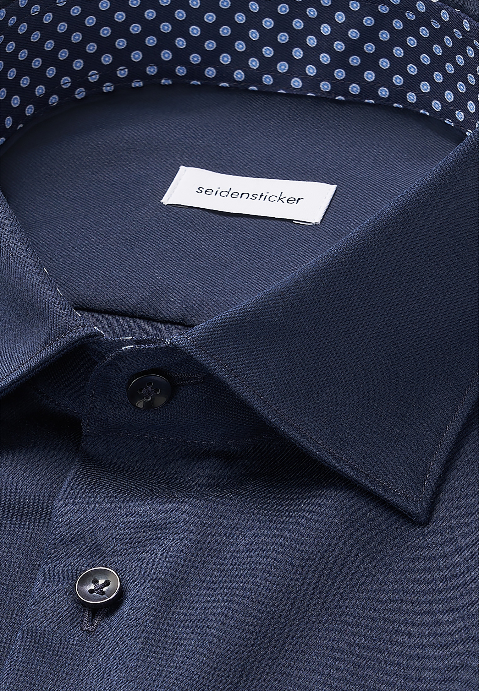 seidensticker Businesshemd »Schwarze Rose«, Slim 1/1 Kentkragen Uni
