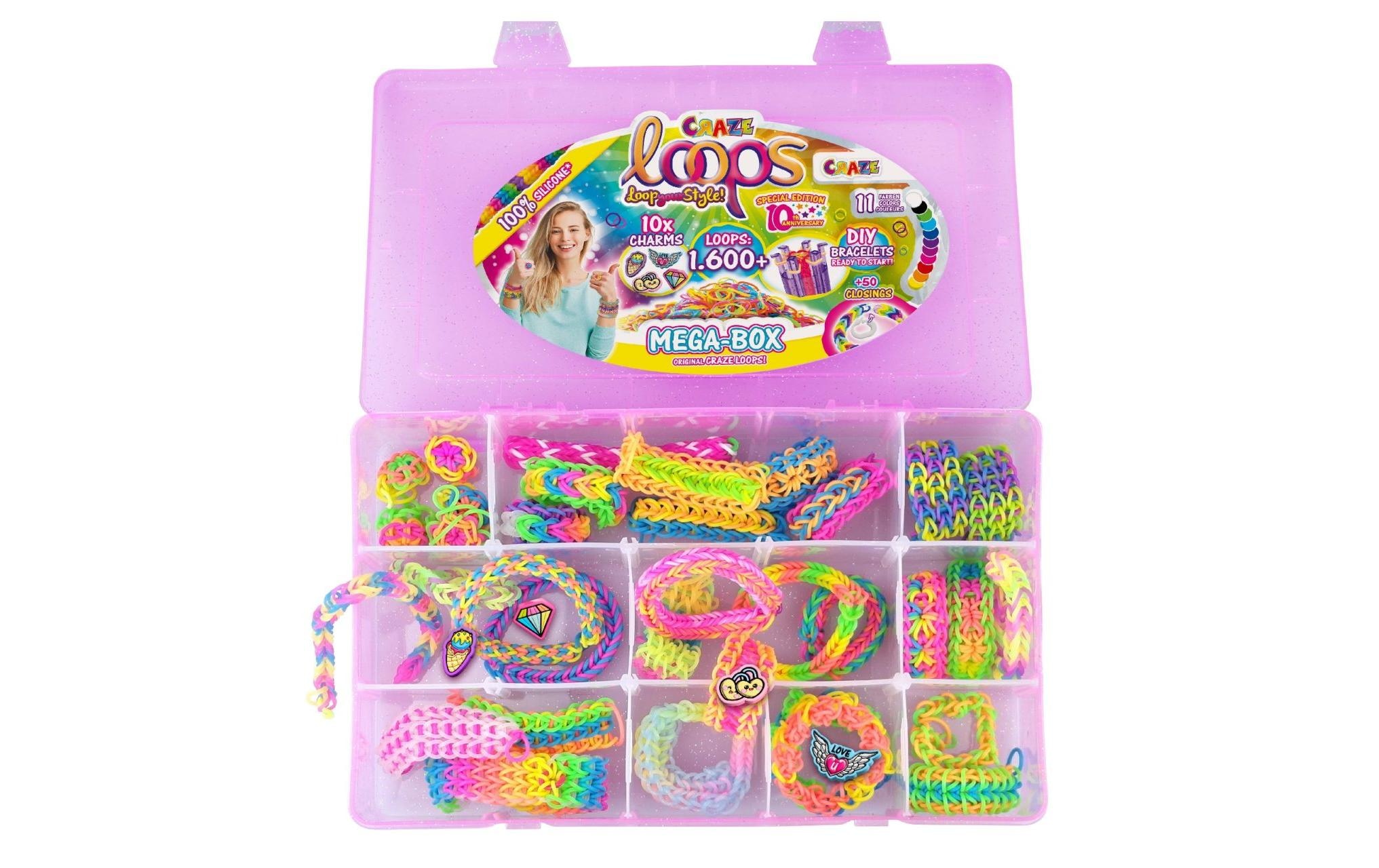 CRAZE Set créatif »Loops – Mega Box 1600 Loops«