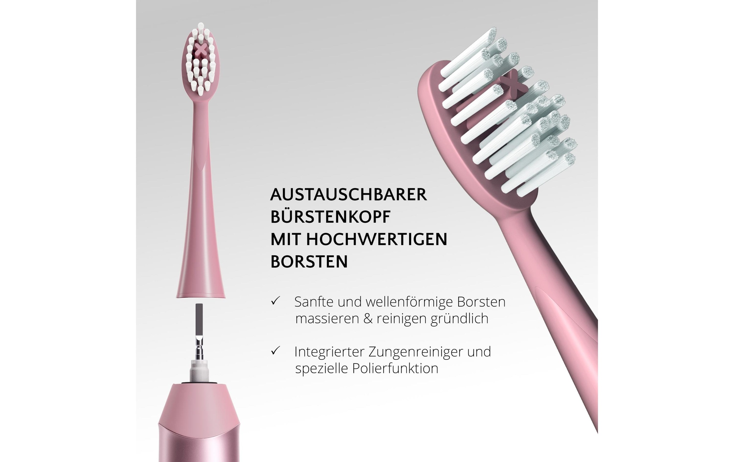 AILORIA Brosse à dents électrique »Schallzahnbürste Shine Bright Set« Schallzahnbürste Sommer-Edition mit Etui