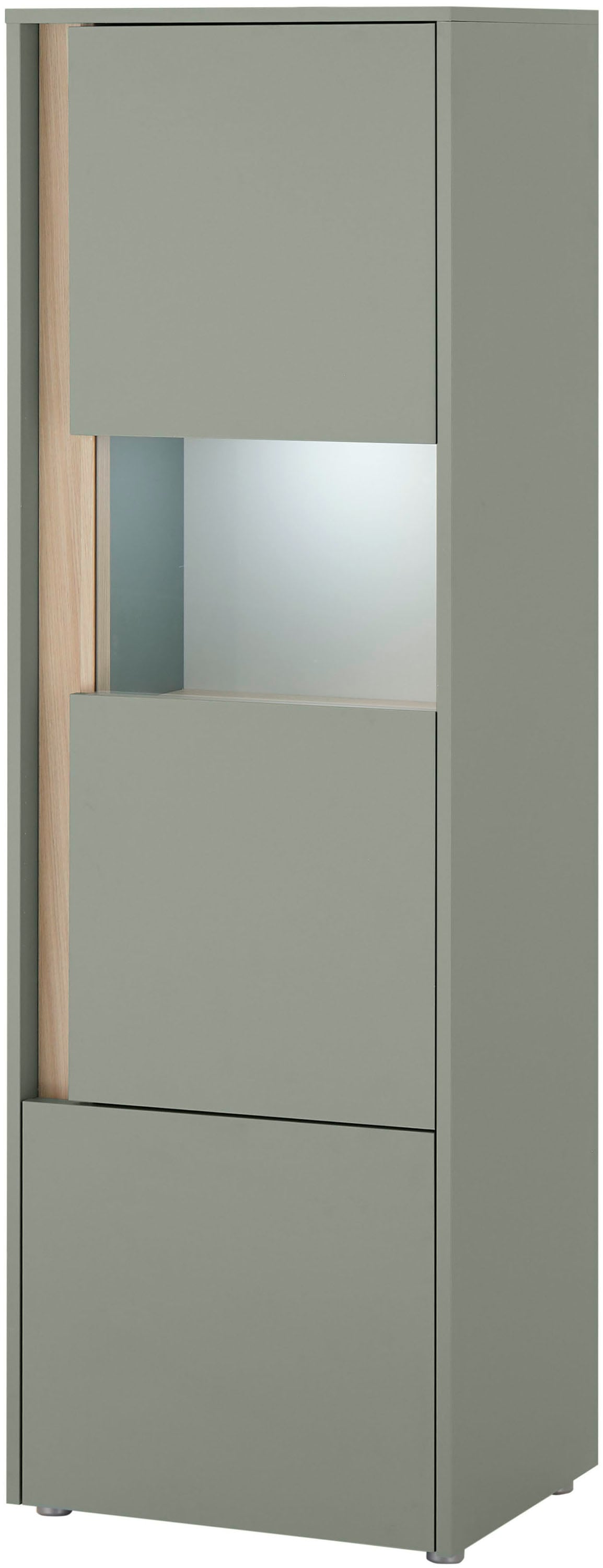 Home affaire Vitrine »City/Giron, moderner Hochschrank, Glasvitrine« zeitlos, modern, ausreichend Stauraum, vielseitig einsetzbar