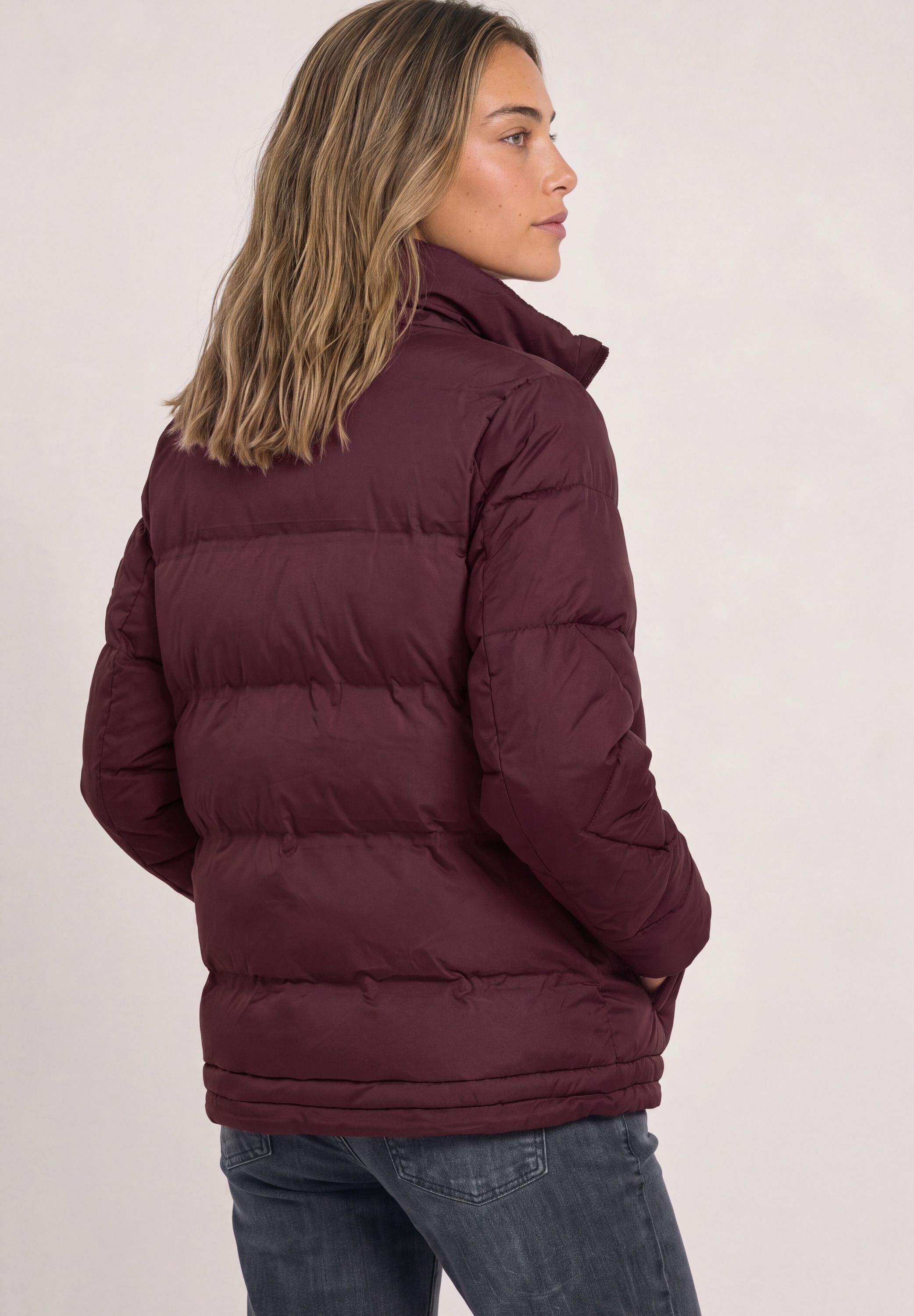 STREET ONE Veste matelassée sans capuche imperméable, col montant