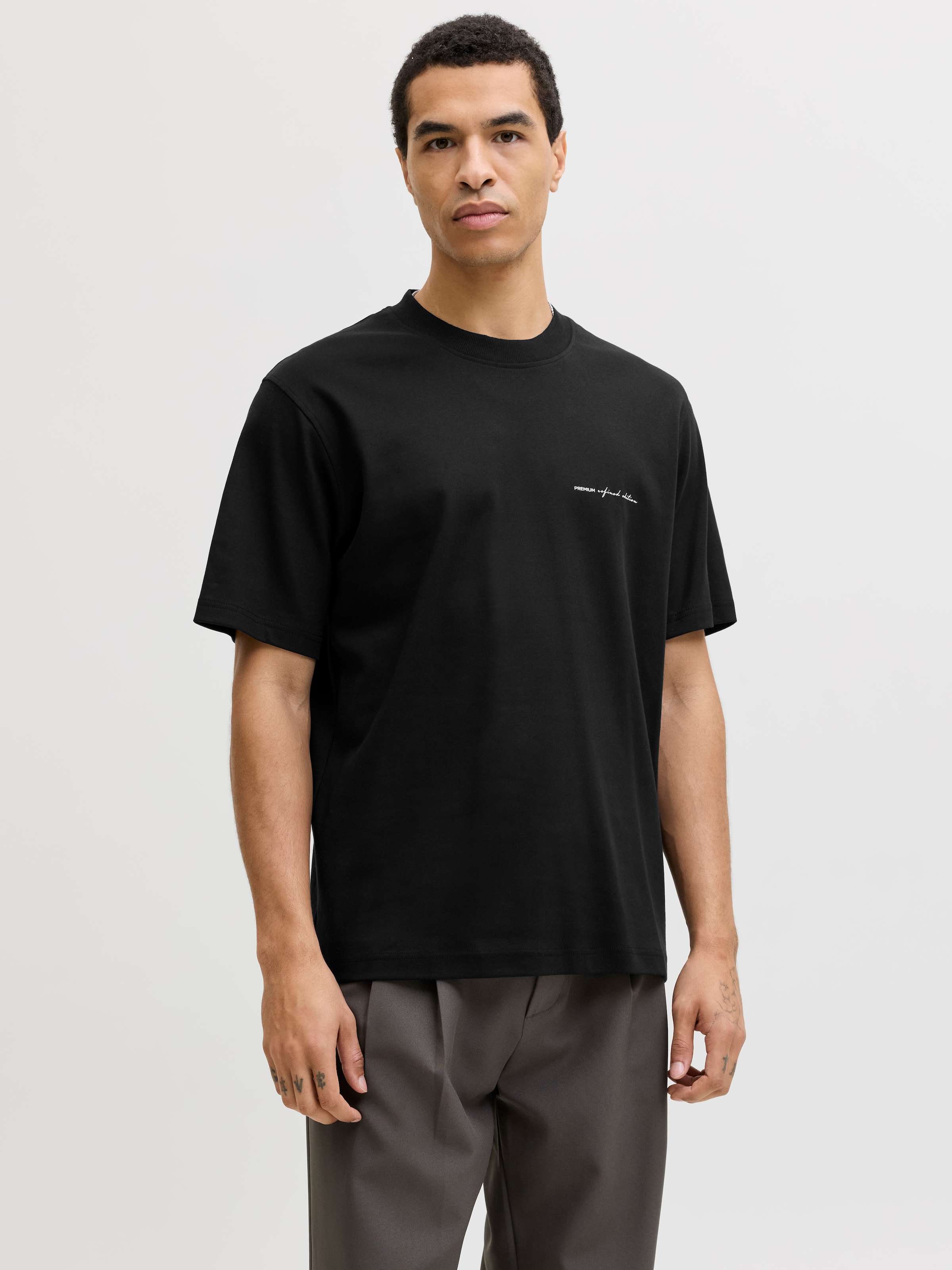Jack & Jones T-Shirt »JPRBLAOWEN SS BRANDING TEE SN« Baumwollmischung, relaxed fit