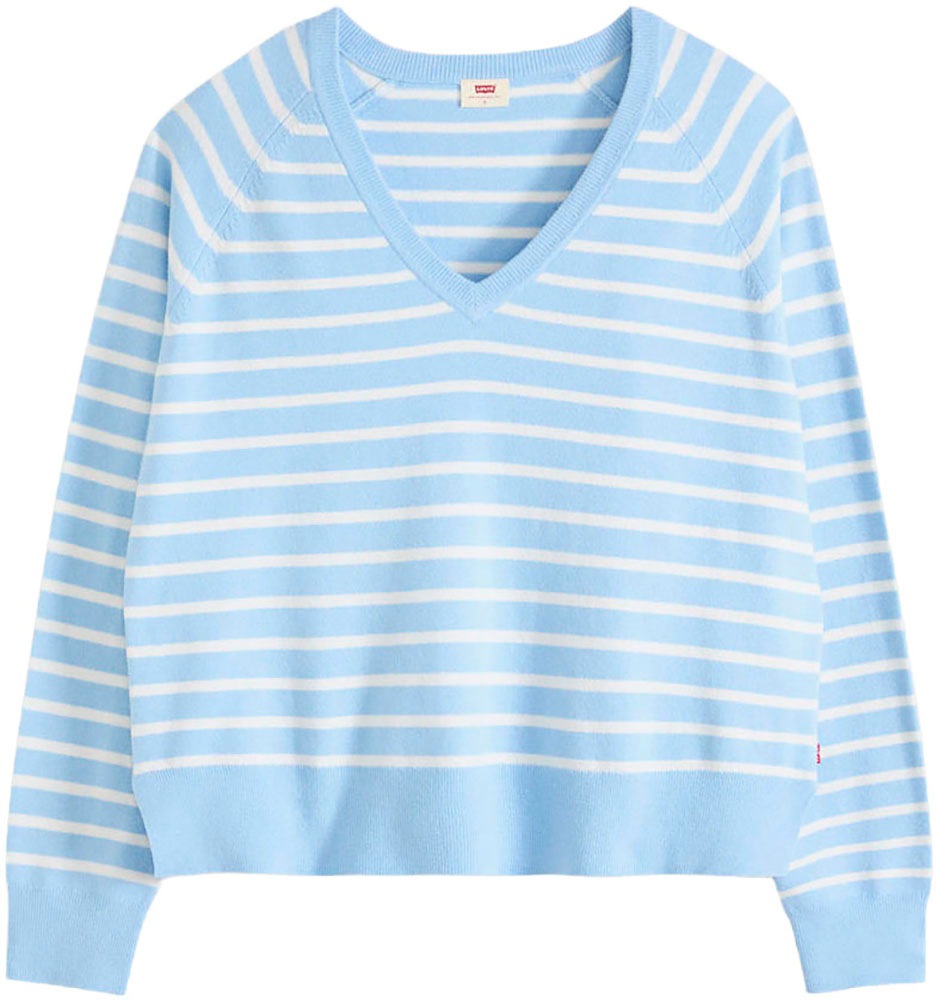 Levi's® V-Ausschnitt-Pullover »SUPER SOFT VNECK PULLOVER« im Bund beidseitig mit kurzem Schlitz