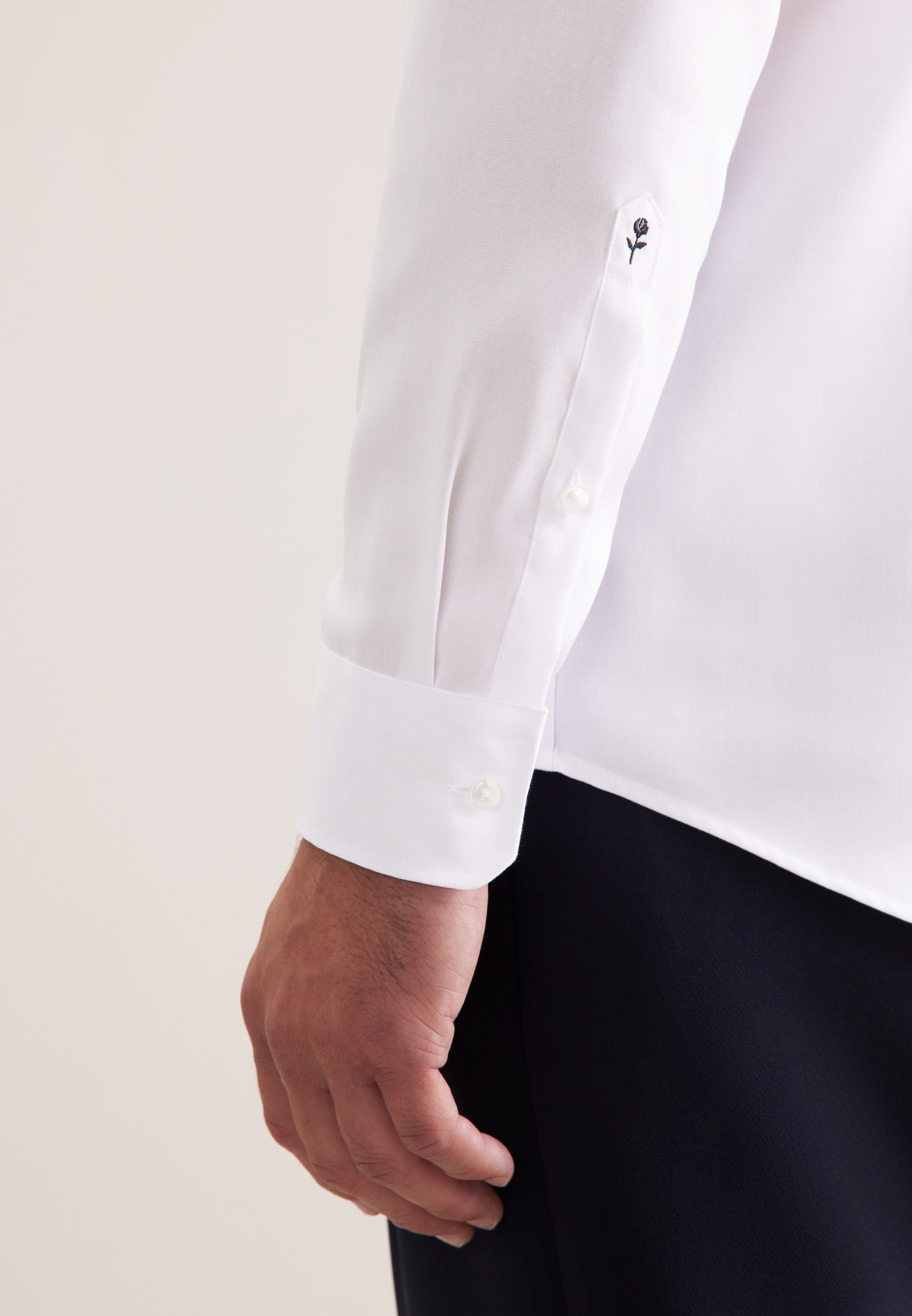 seidensticker Chemise d'affaires »Schwarze Rose« Regular 1/1 Kentkragen Uni