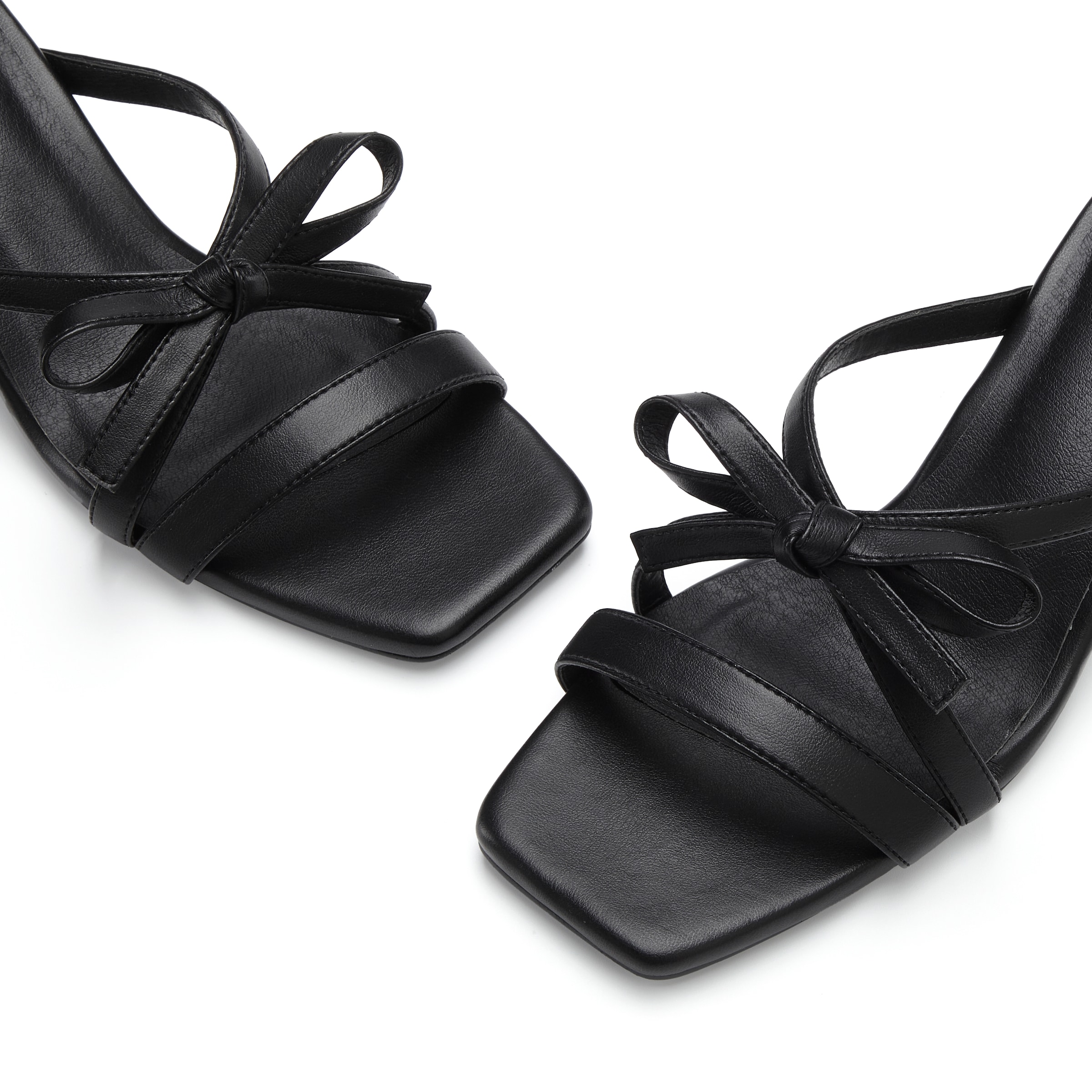 LSCN by LASCANA Pantolette  Mule, Sandale, offener Schuh, in Karree-Form mit Kitten-Heel