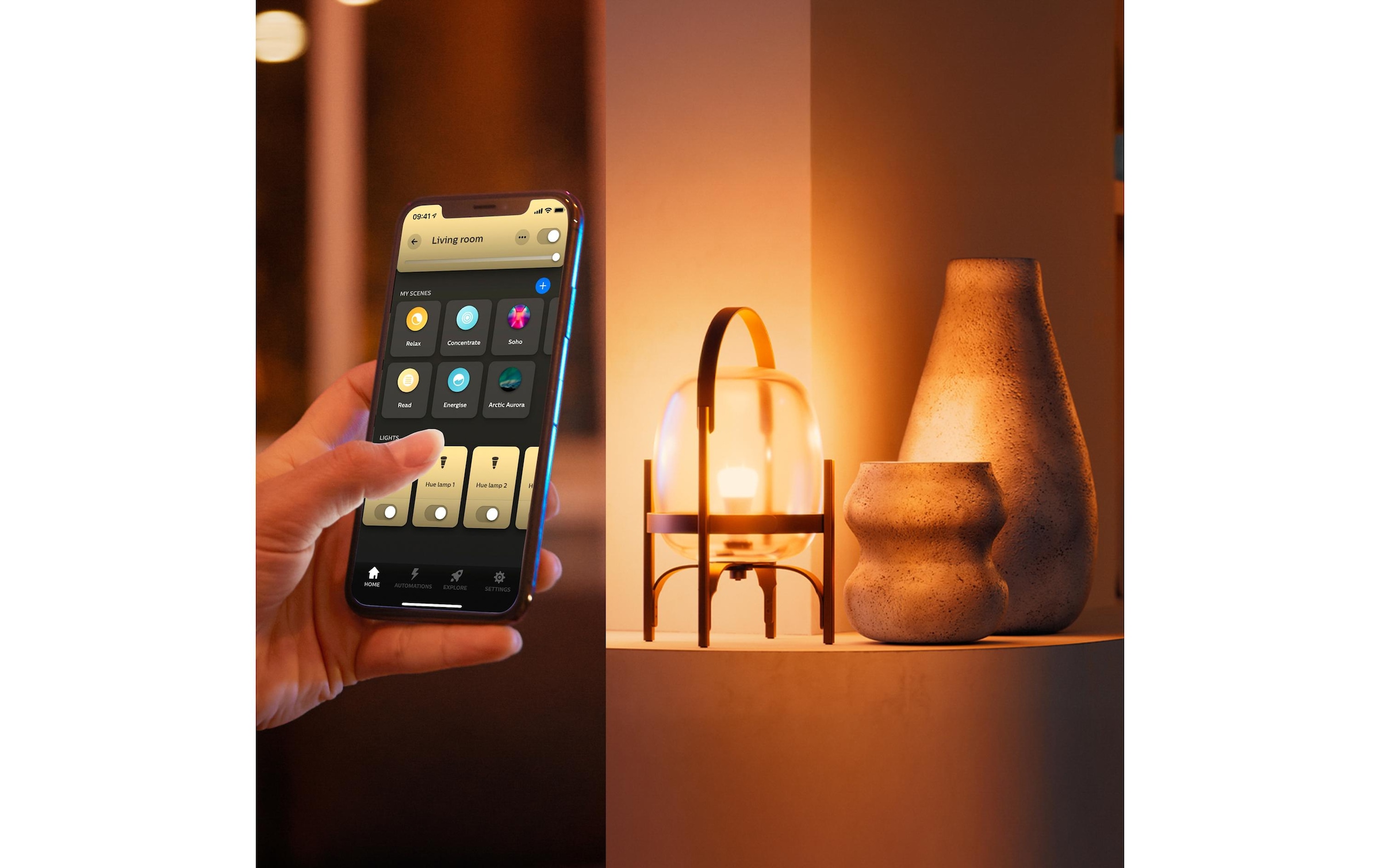   LED-Leuchtmittel »White & Col. Amb. E27 Einzelpack 1600 lm« E27 1 Stk. Farbwechsler | Kaltweiss | Neutralweiss | Tageslichtweiss | Warmweiss