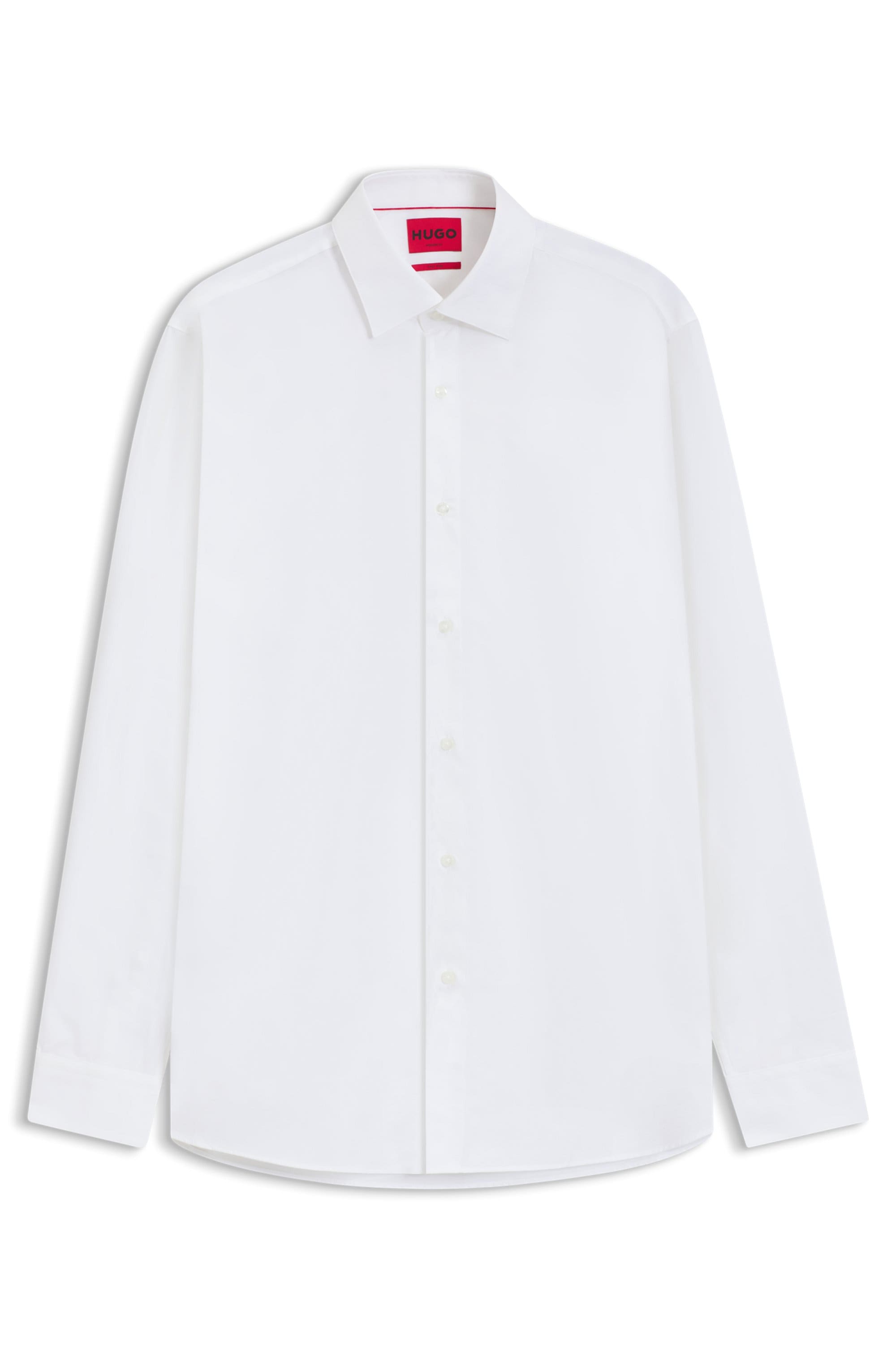 HUGO Businesshemd »Valerio« Kentkragen, Modern Fit, bügelleichte Qualität