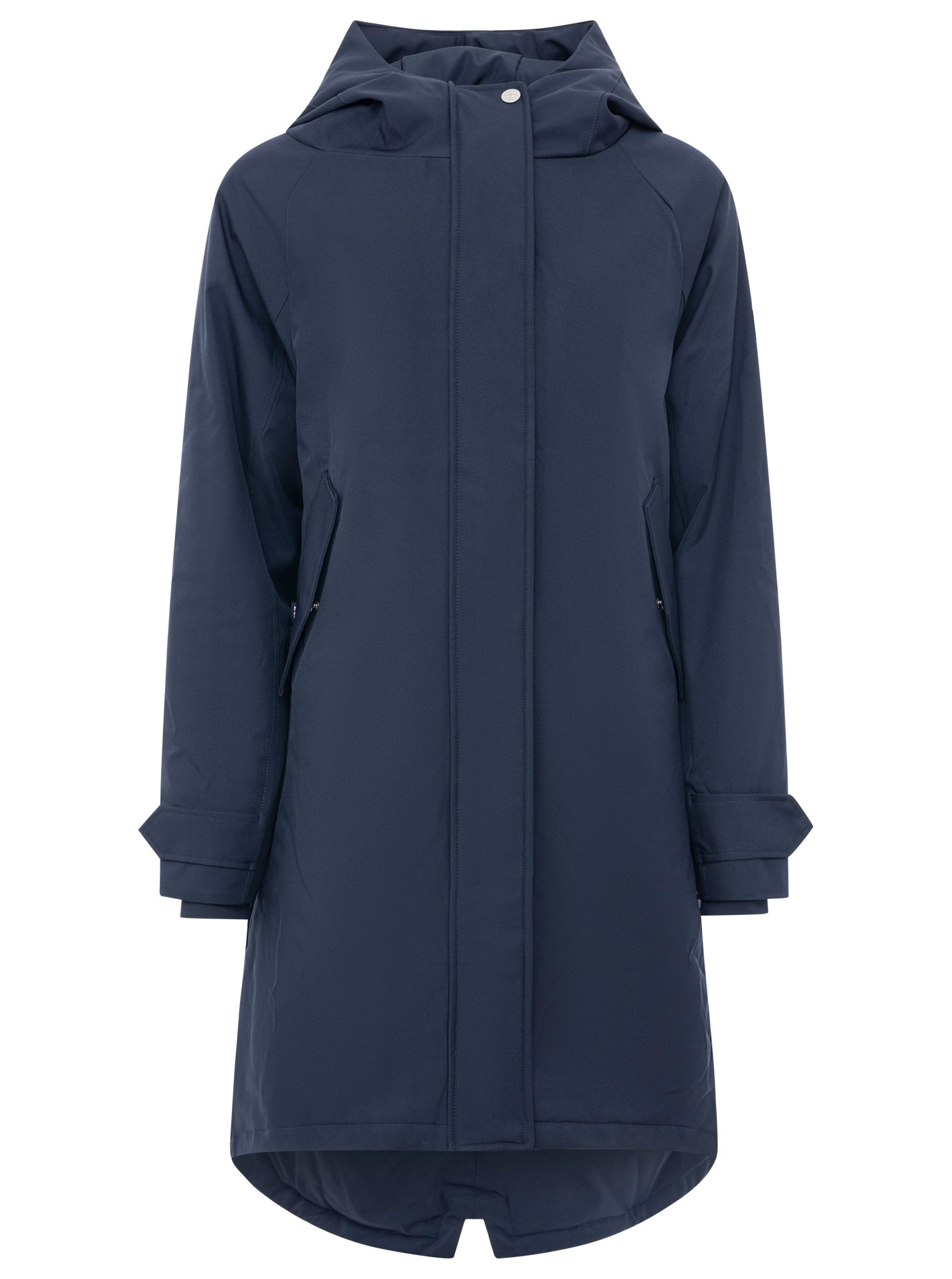 Zwillingsherz Kurzmantel »"Keep Smiling"« Kapuze, verdeckter Reissverschluss