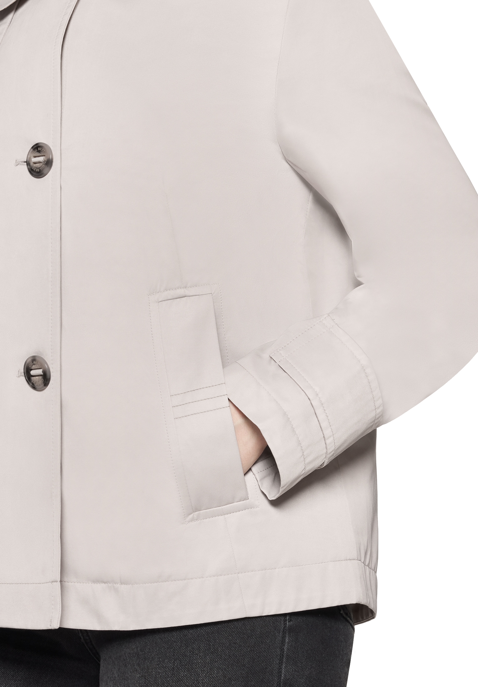 Gil Bret Outdoorjacke mit Hemdkragen