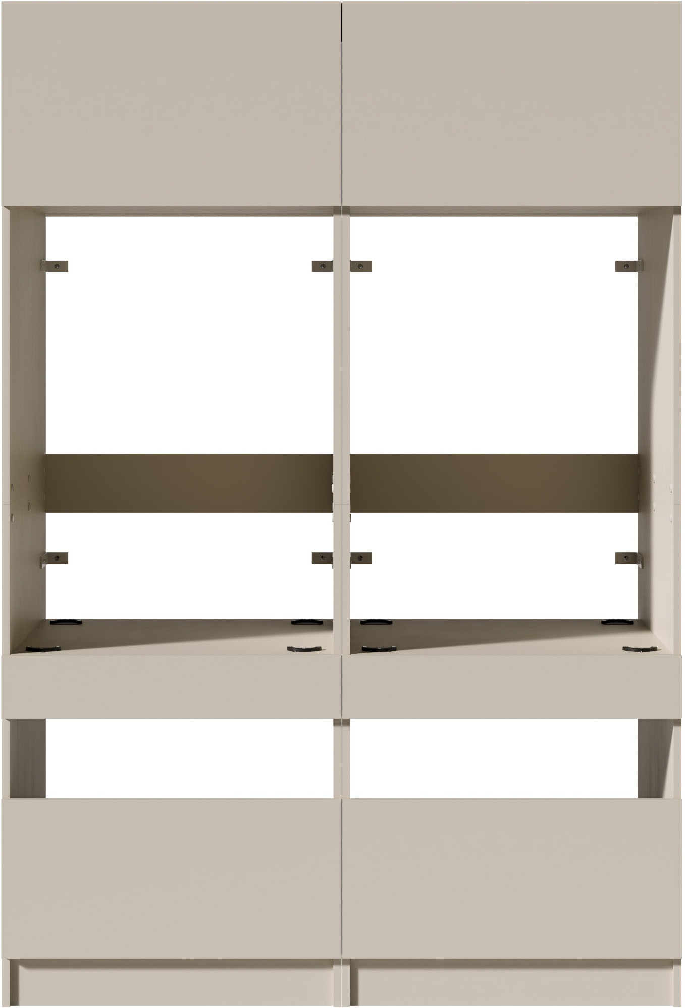 BASIC by Balculina Mehrzweckschrank-Set »Washhome B/T/H 135x68x200 cm« 2 Stk. tlg.