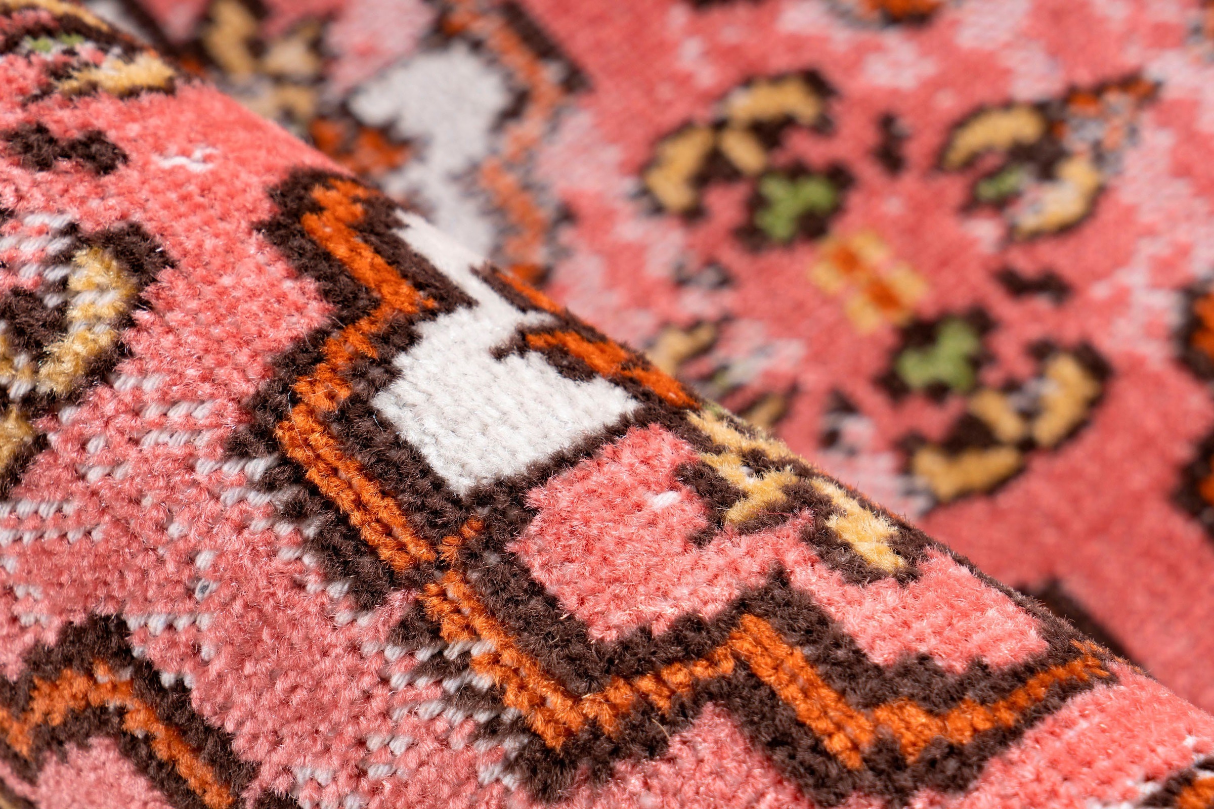 calo-deluxe Teppich »Ruzica-606« rechteckig 6 mm Höhe Flachgewebe, Vintage Design, Wohnzimmer