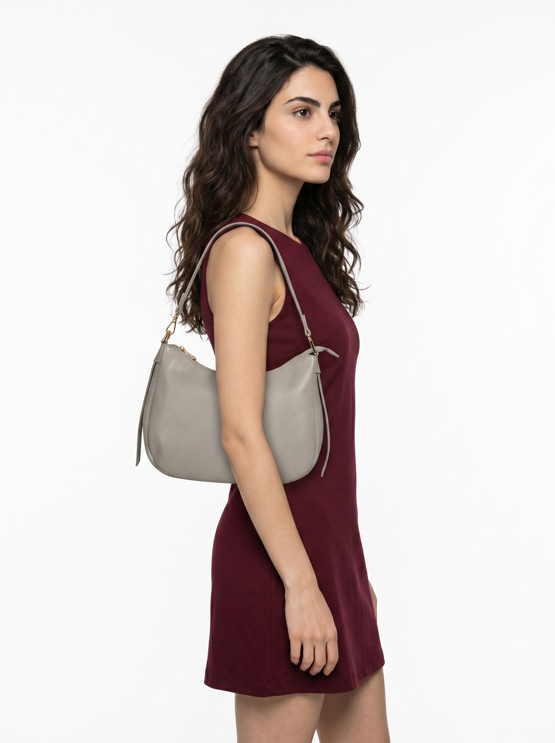 Cluty Umhängetasche echt Leder, Made in Italy