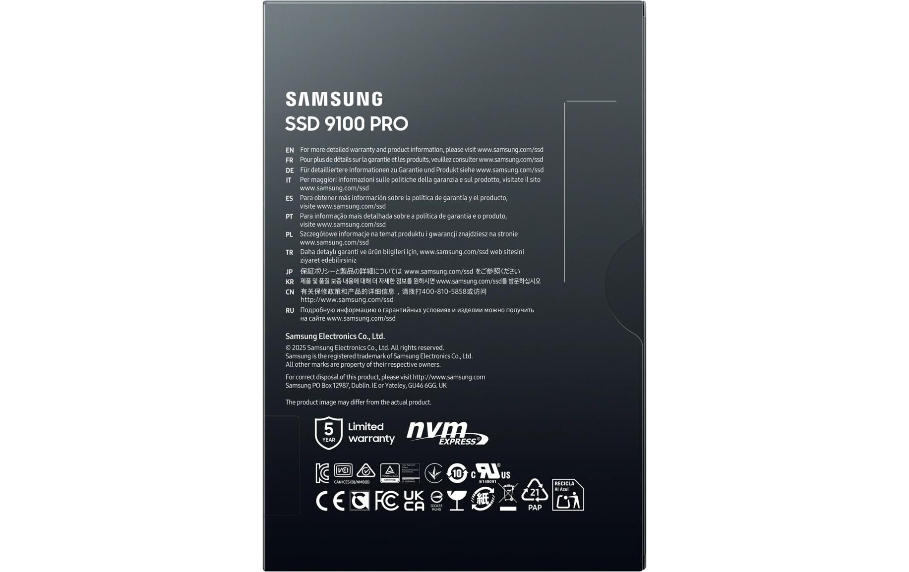Samsung SSD de jeu interne »9100 PRO SSD« 2,5 4 TB