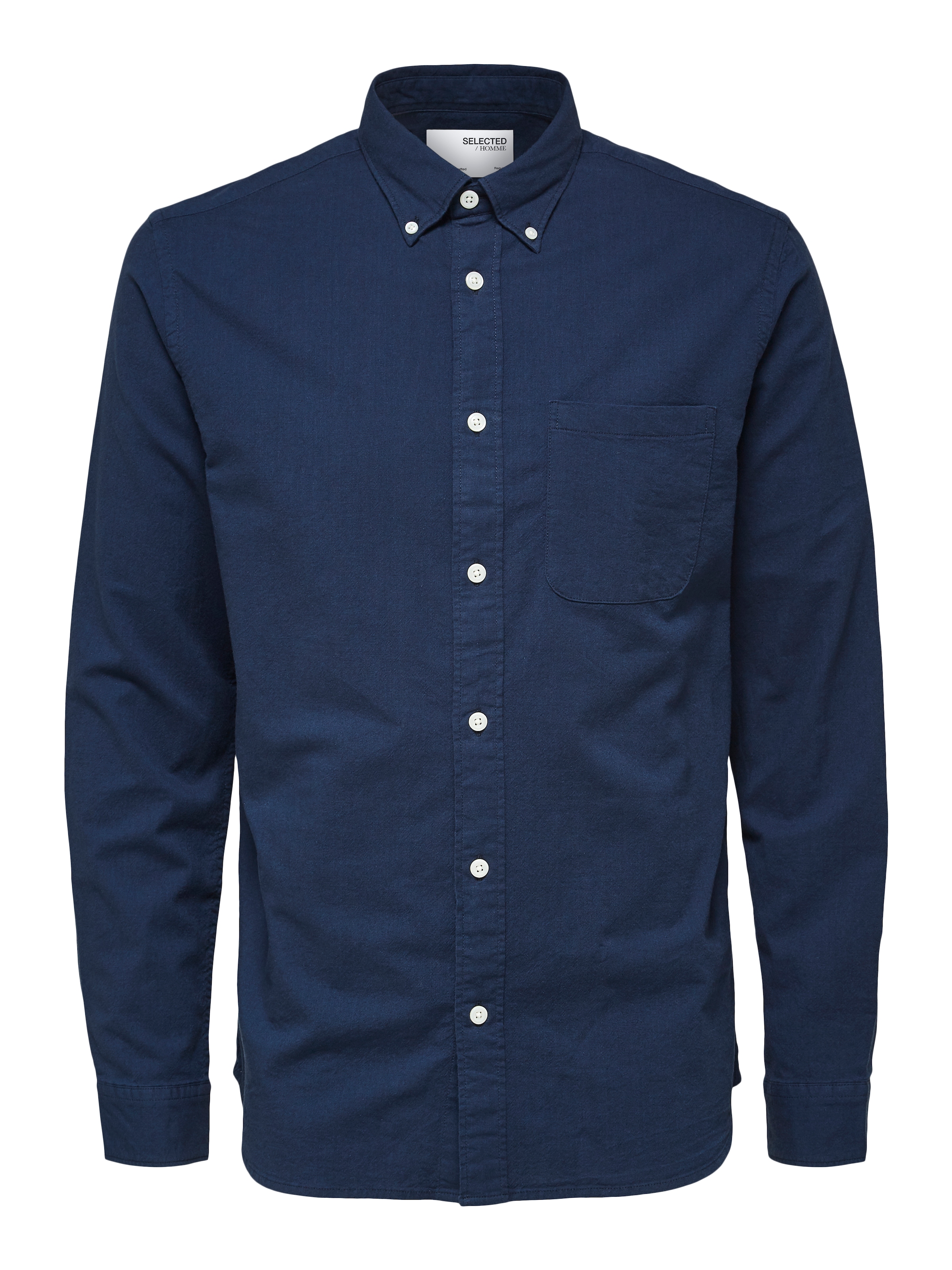 SELECTED Chemise à manches longues »SLHREGRICK-OX SHIRT LS NOOS« Baumwolle, regular fit