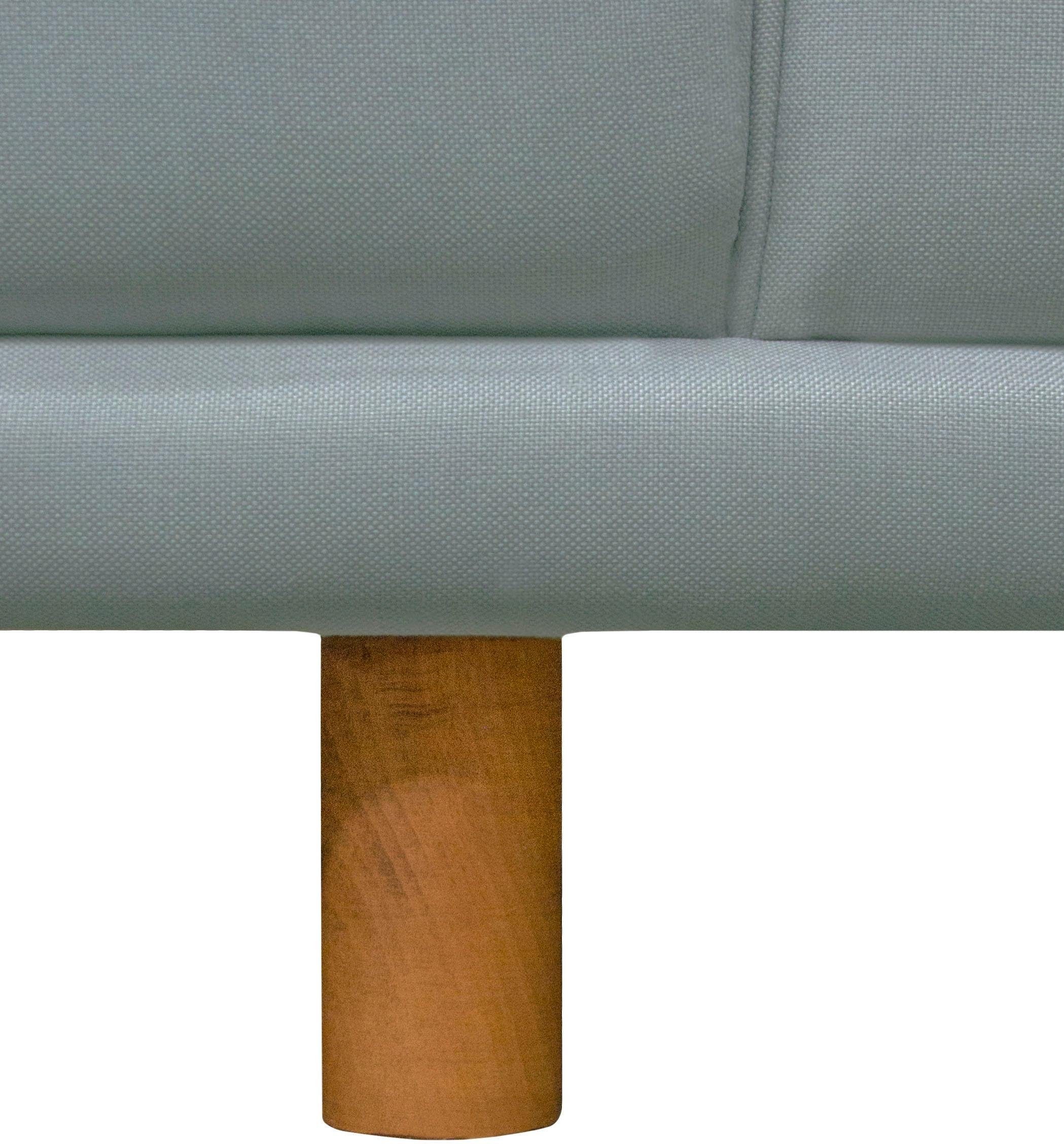GOODproduct Ecksofa »Maroon L-Form« in skandinavischem Design, mit losen Kissen