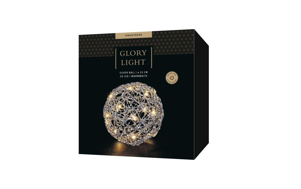 STT LED Dekoobjekt »Silver Ball, 15 cm« 1 Stk.