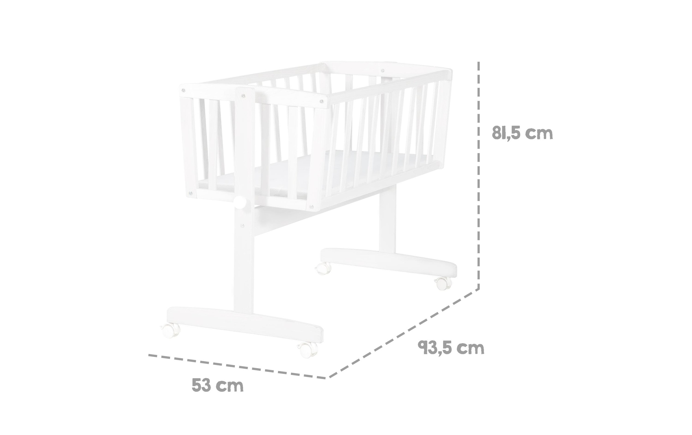 roba® Babybett »Komplettwiegenset«