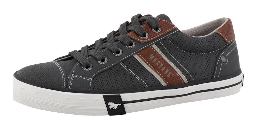 Mustang Shoes »Calogero«  Chaussure de loisir, chaussure basse, à lacets avec empiècements contrastés