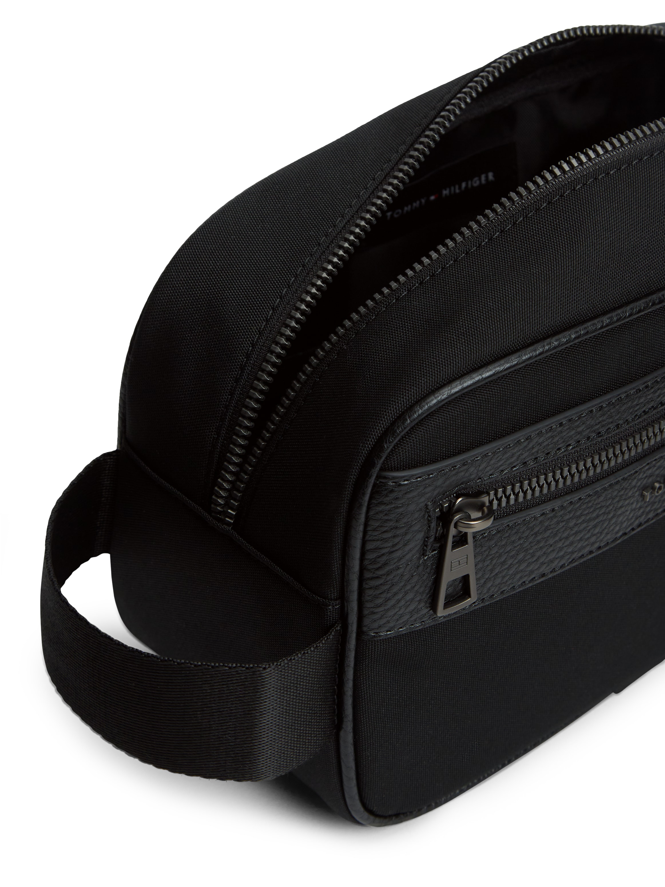 Tommy Hilfiger Nécessaire de toilette »TH REPREVE WASHBAG« trousse de toilette unisexe, sac de lavage, mini-sac avec logo