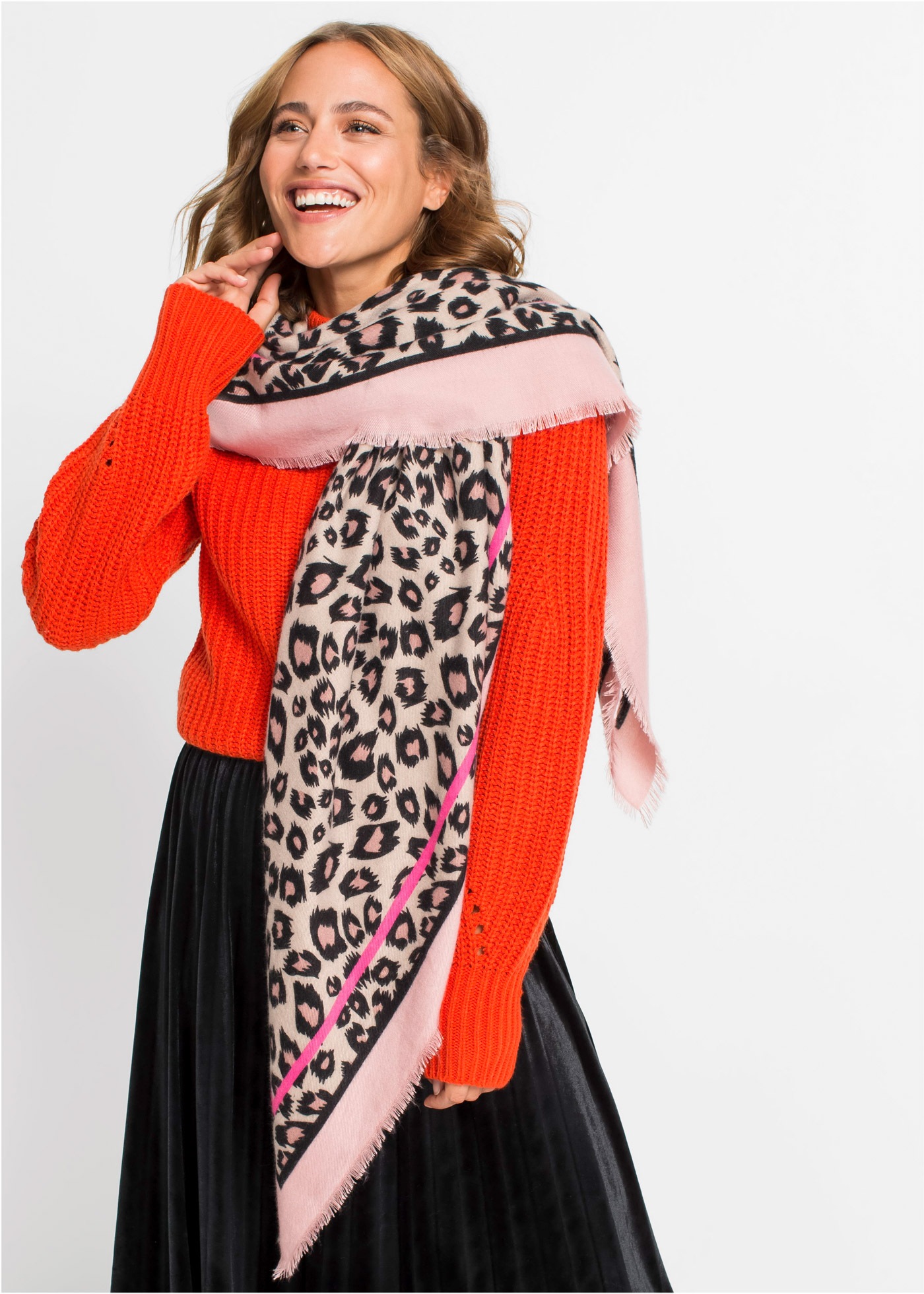 bonprix Foulard »Tuch« en polyester, coupe confortable, pour un style individuel