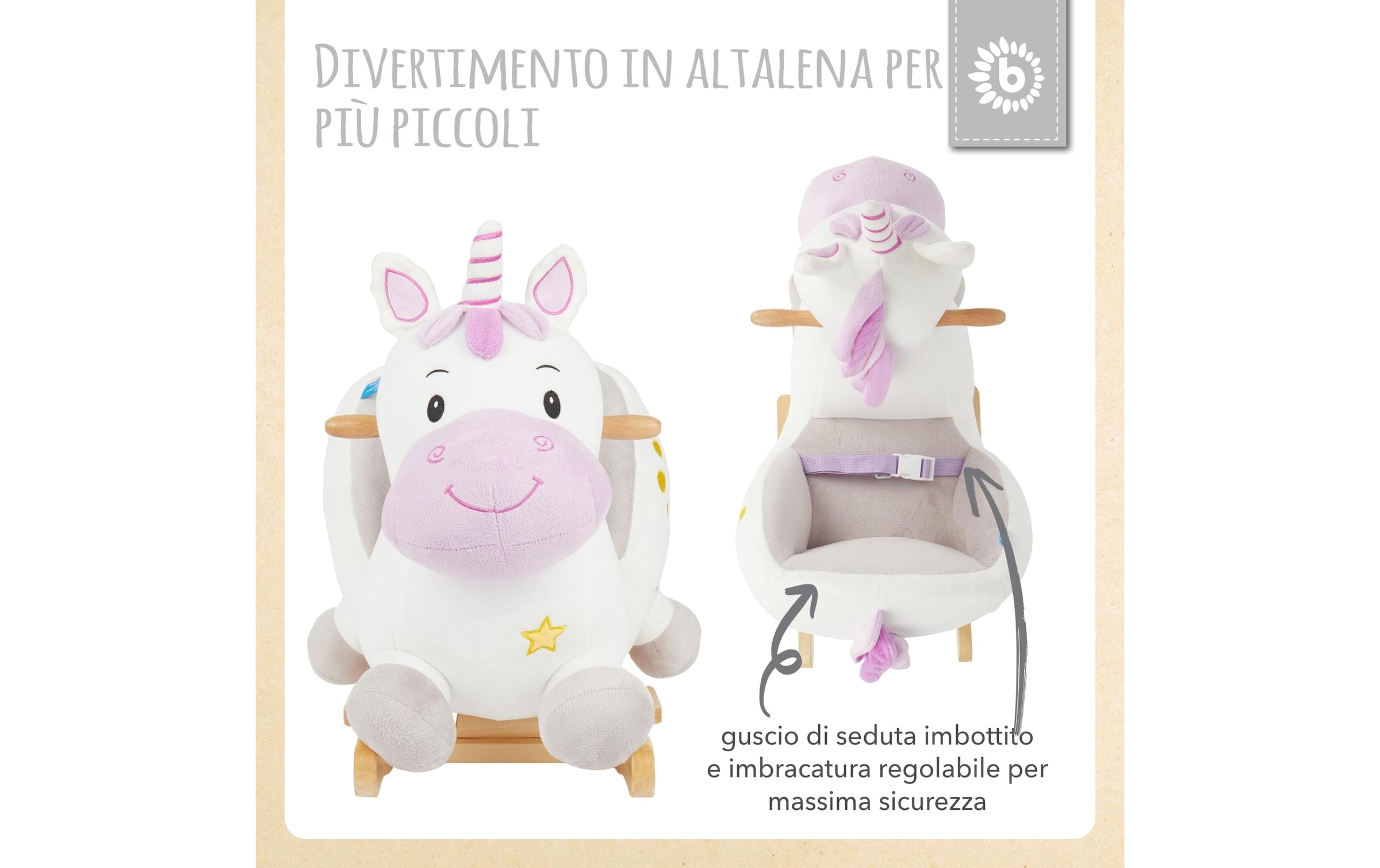 BIECO Schaukelpferd »Einhorn«