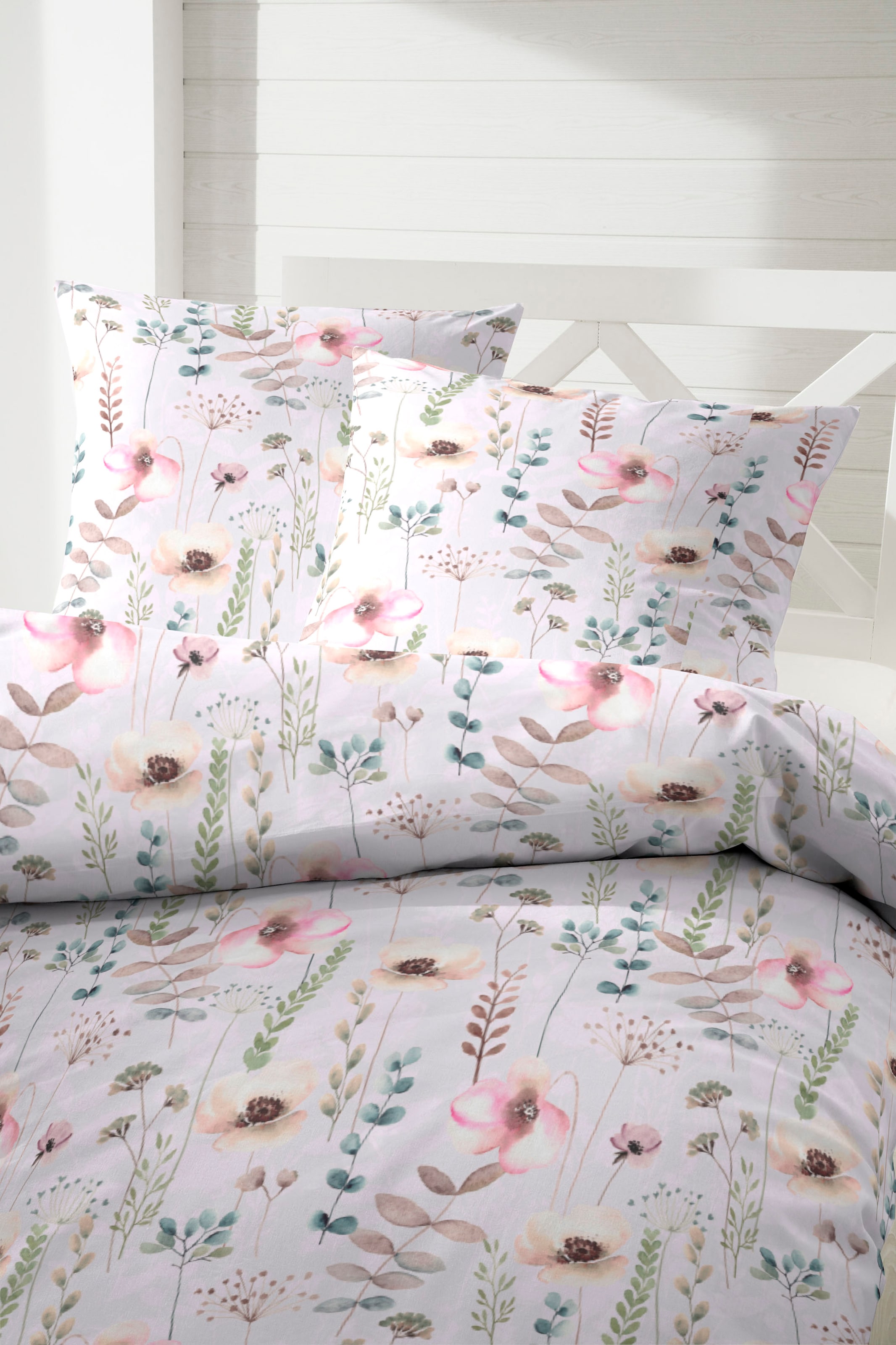Primera Linge de lit »Bio-Renforce Bettwäsche Fleur« 2 cuis mit hübschen Blumenranken
