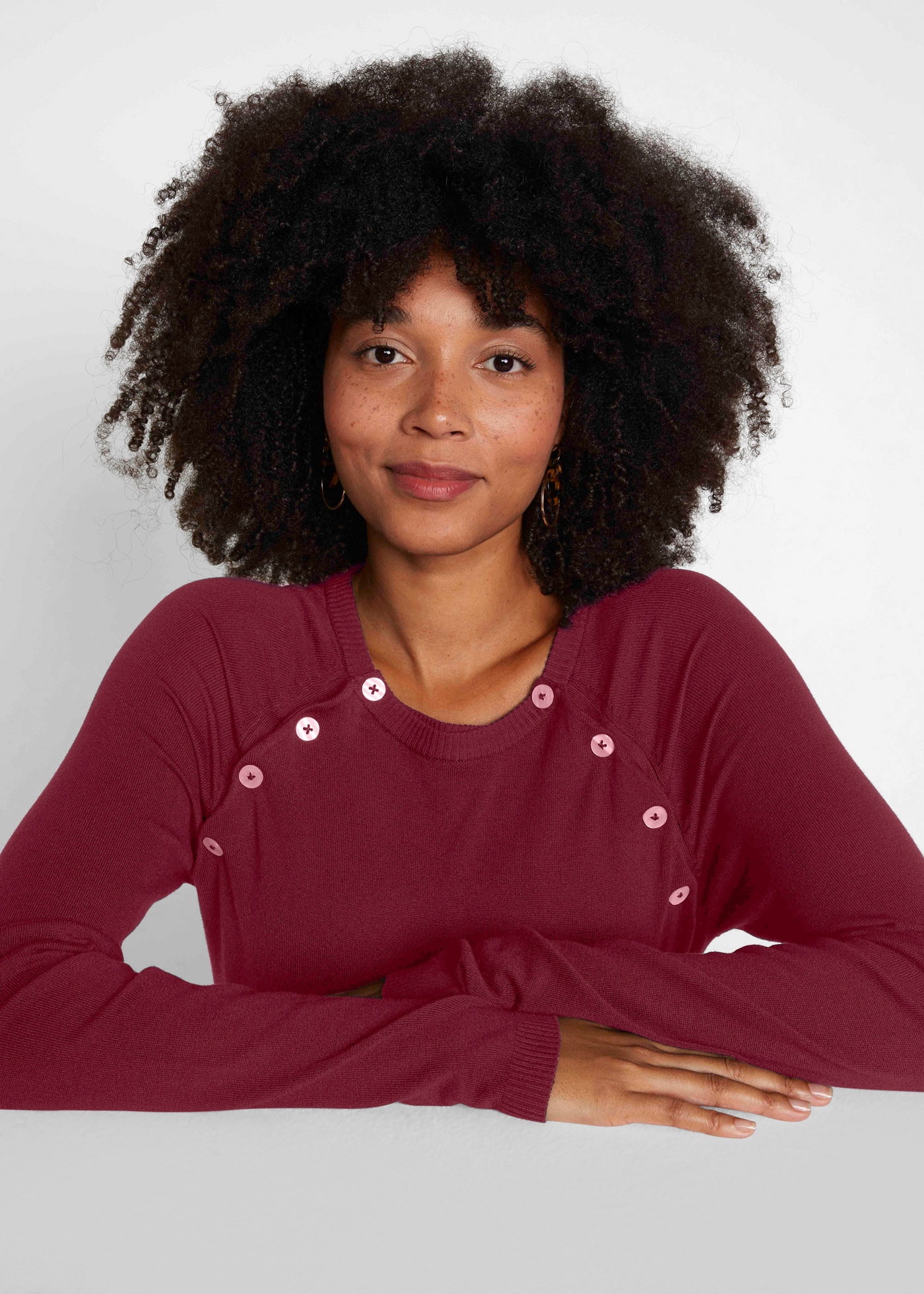 bonprix Stillpullover »2-in-1 Umstands- und Stillpullover aus Feinstrick«, 2-in-1 Umstands- und Stillpullover aus Feinstrick
