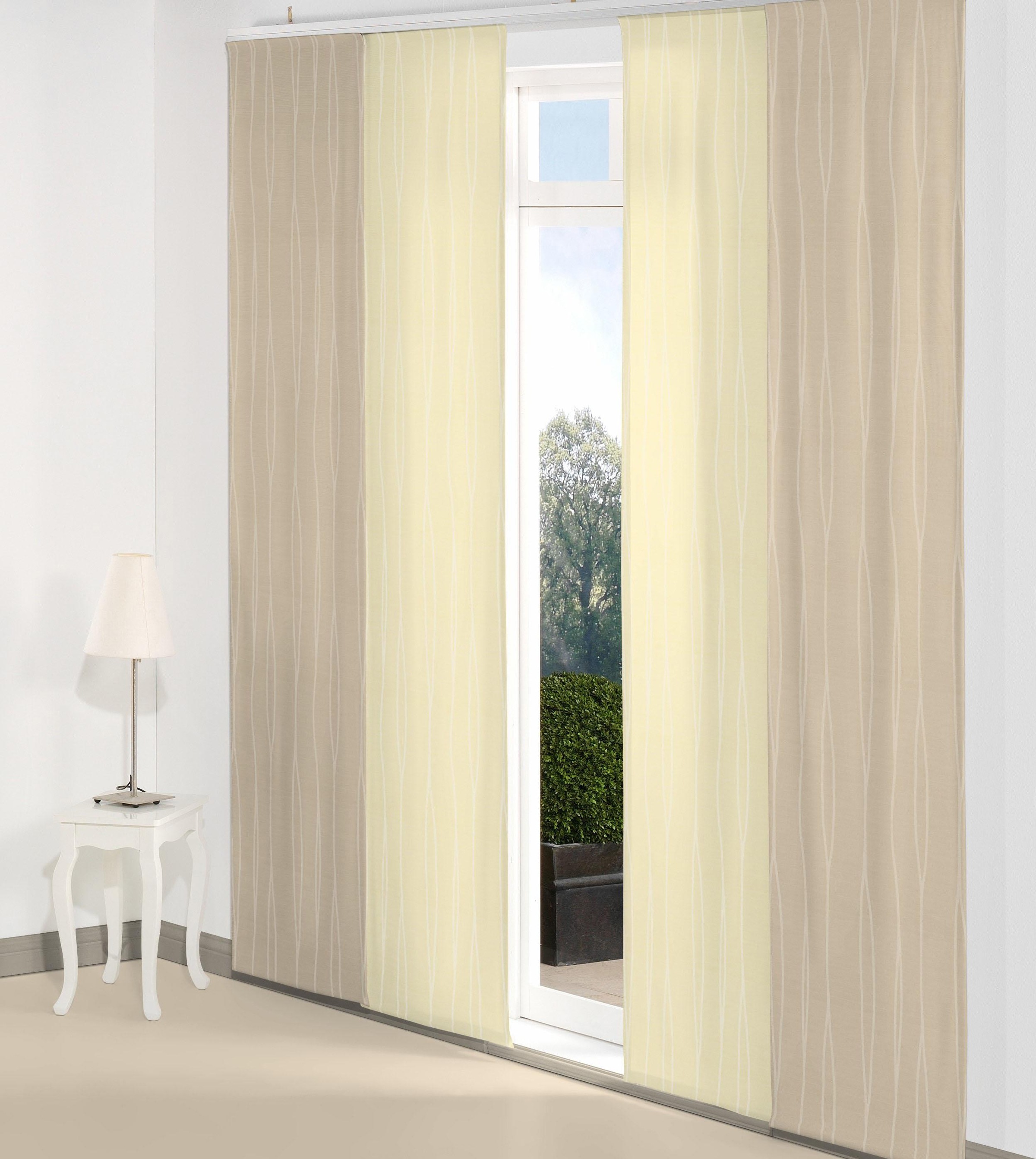 Wirth Rideau coulissant »LANGWASSER« Velcro 1 cuis tlg. inkl. Beschwerungsstange